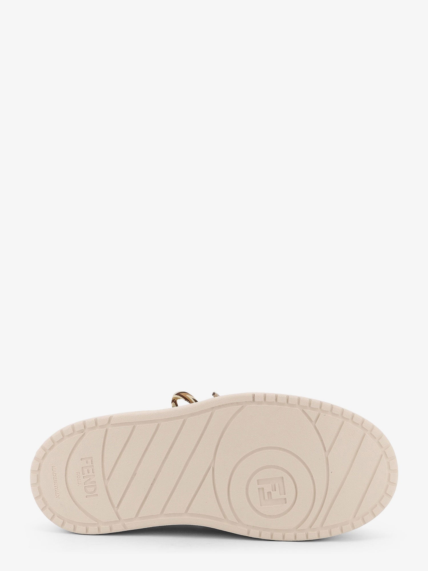 Fendi Women Fendi Match Leather Platform Sneakers With Charms FENDI