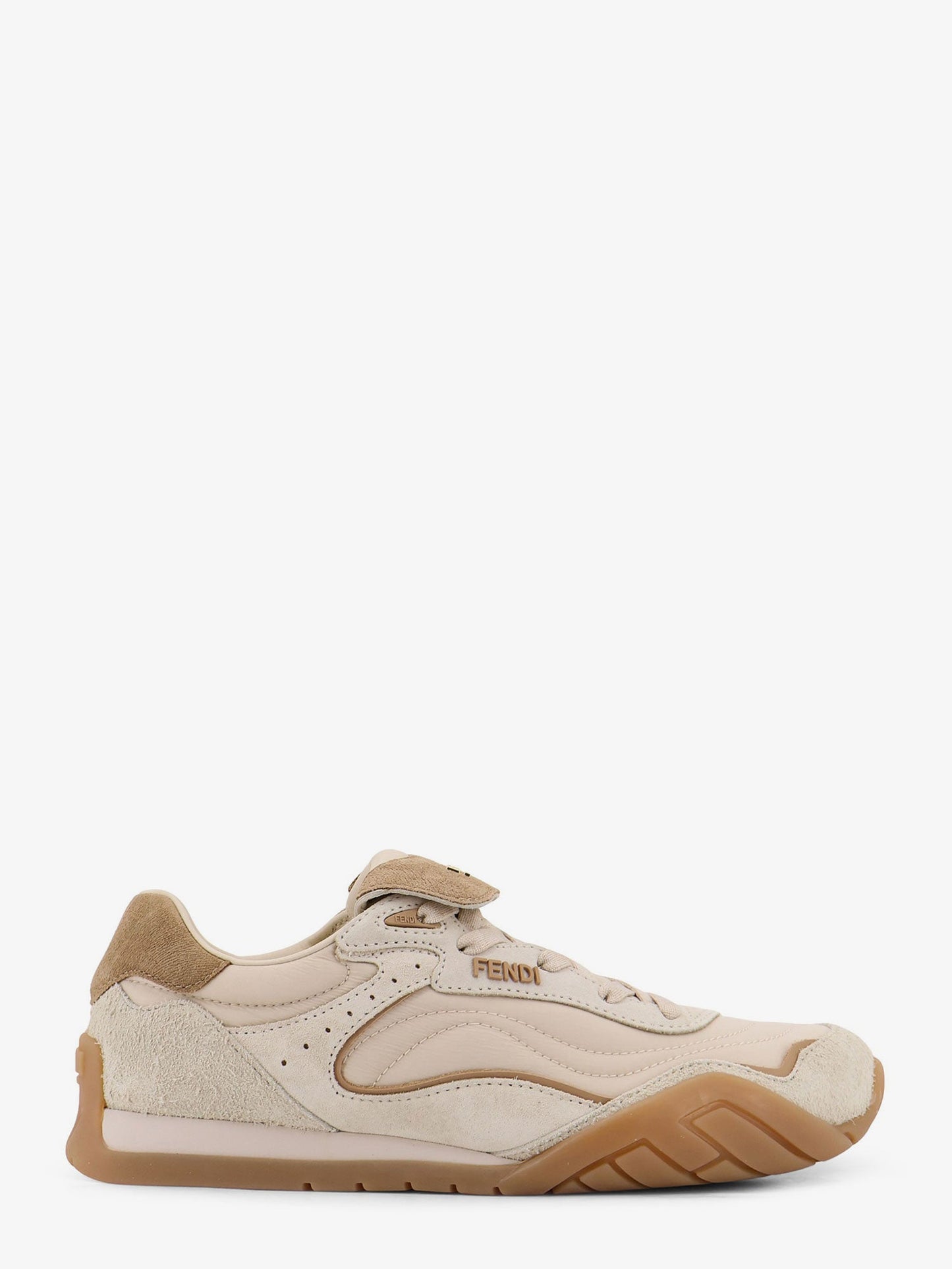 Fendi Women Fendi Wave Pulse Suede Sneakers FENDI