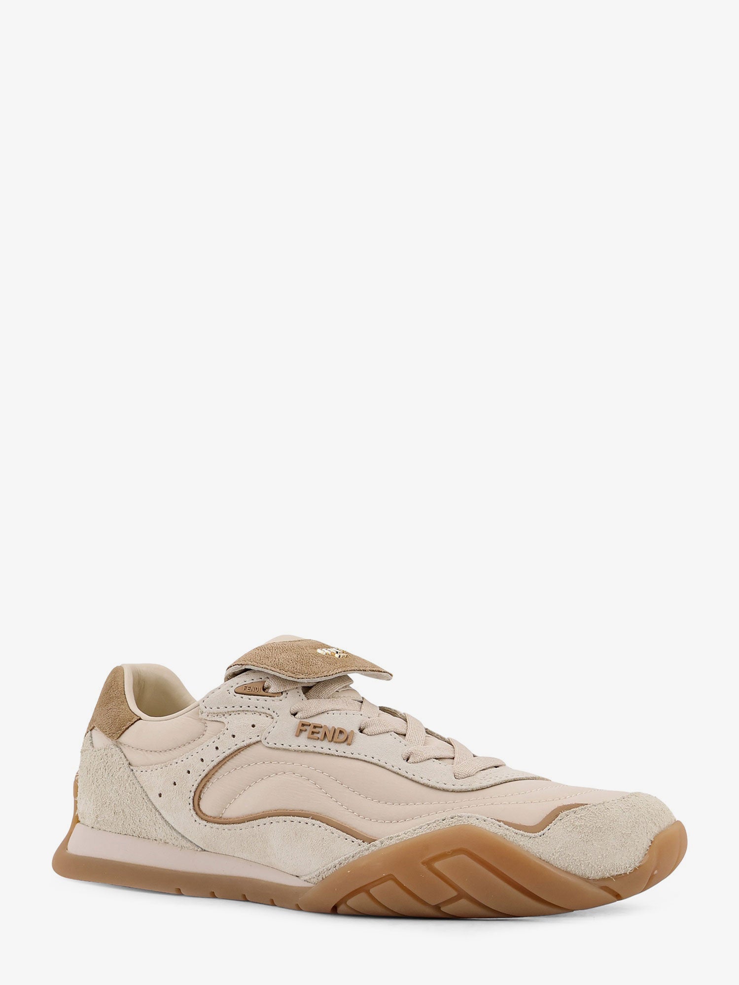 Fendi Women Fendi Wave Pulse Suede Sneakers FENDI