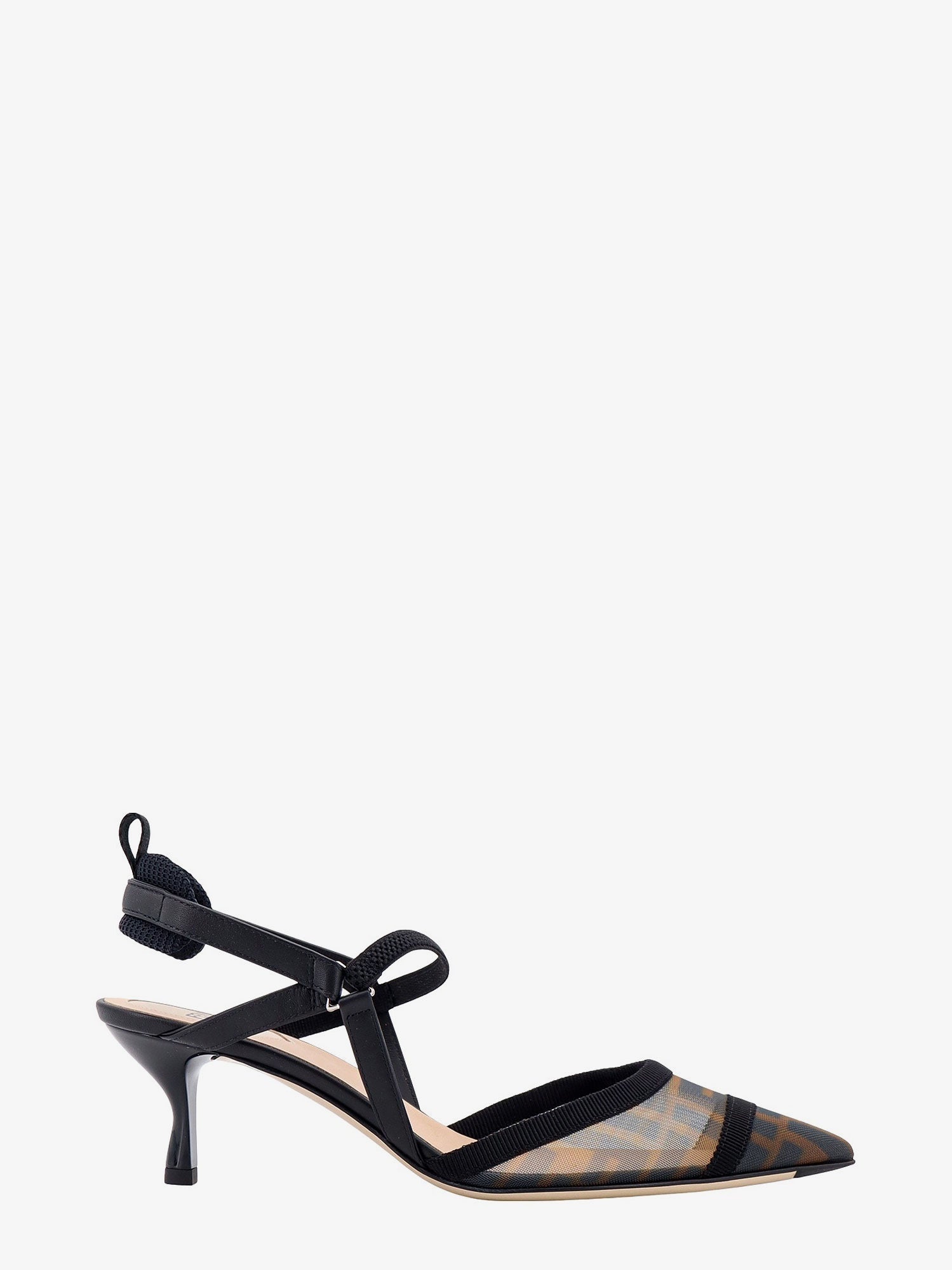 Fendi Women Colibrã¬ Lite Pumps In Ff Mesh FENDI