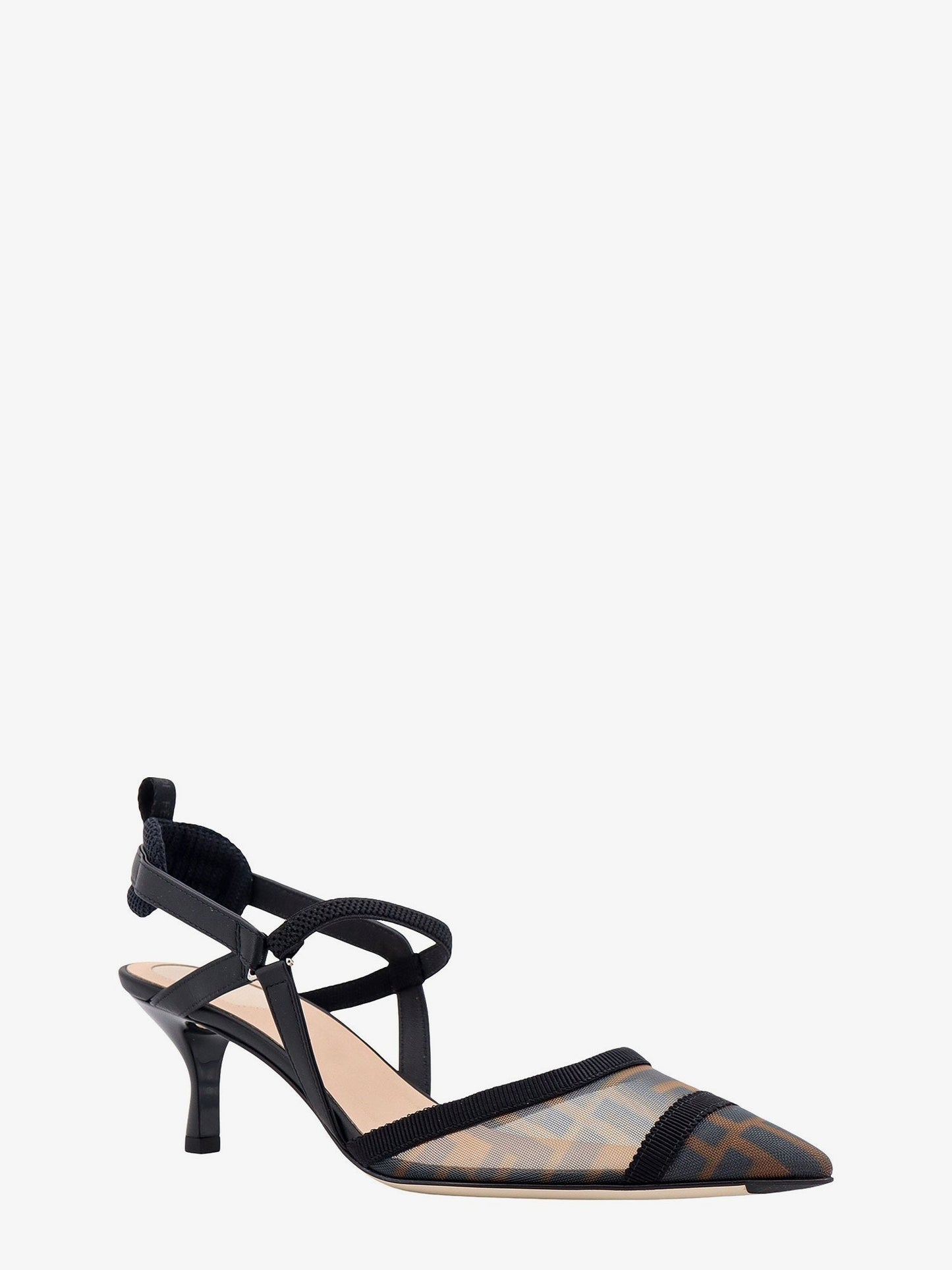 Fendi Women Colibrã¬ Lite Pumps In Ff Mesh FENDI