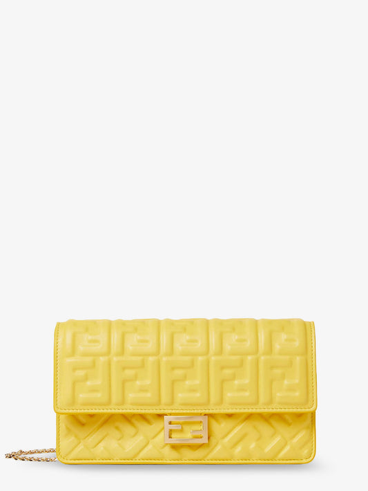 Fendi Women Leather Wallet On Chain Baguette FENDI