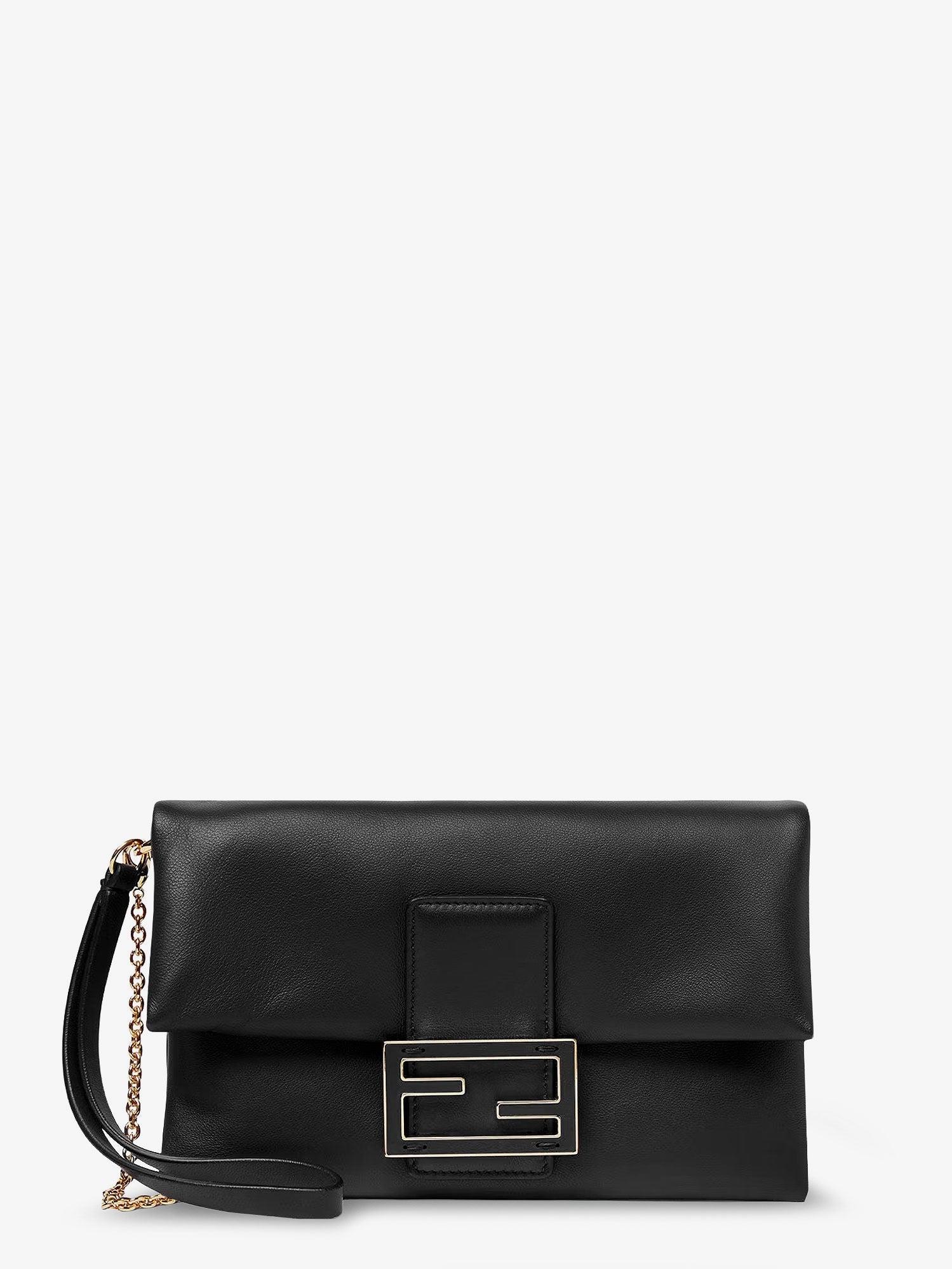 Fendi Women Mamma Baguette Leather Crossbody Bag FENDI