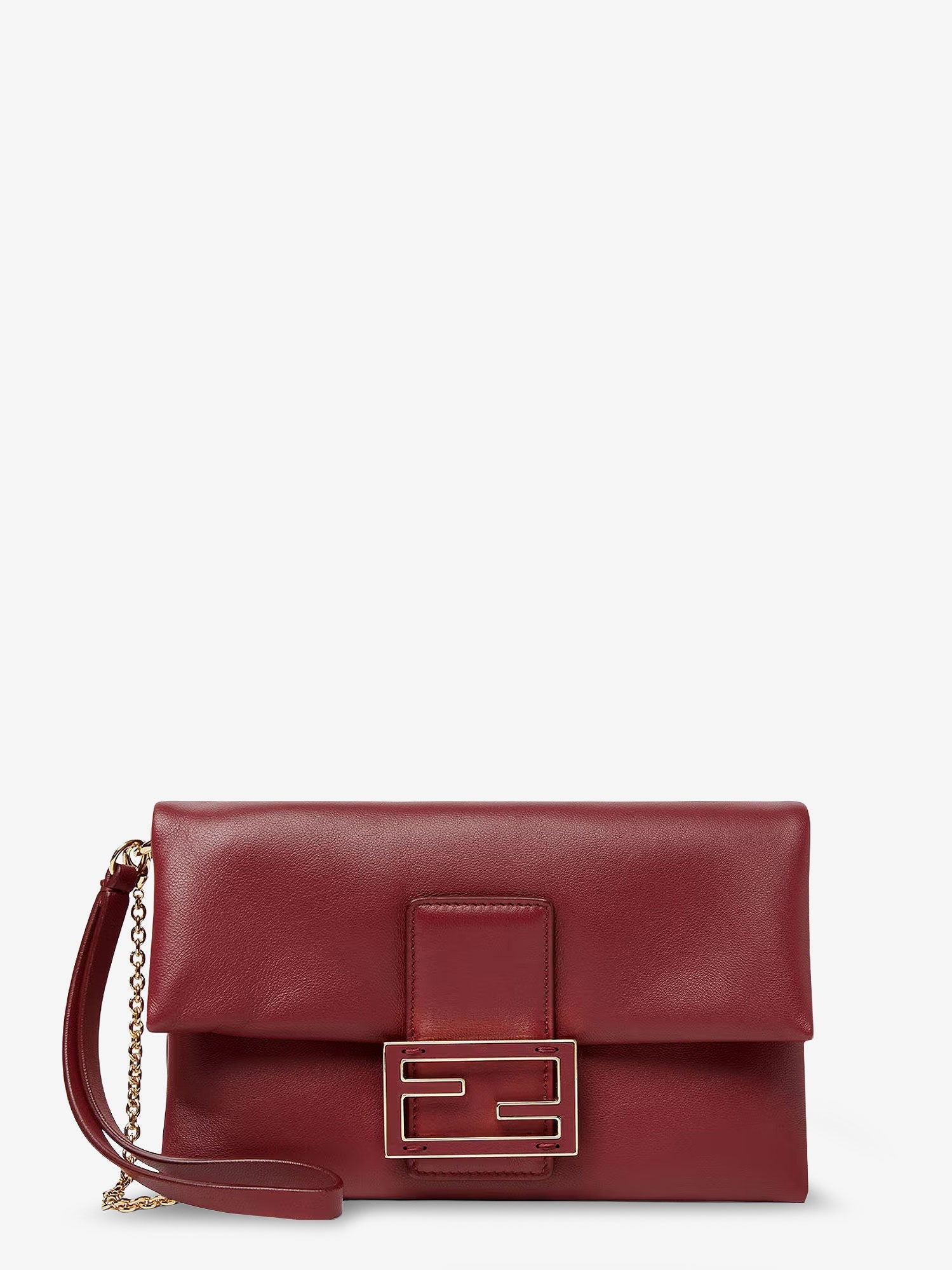Fendi Women Mamma Baguette Leather Crossbody Bag FENDI