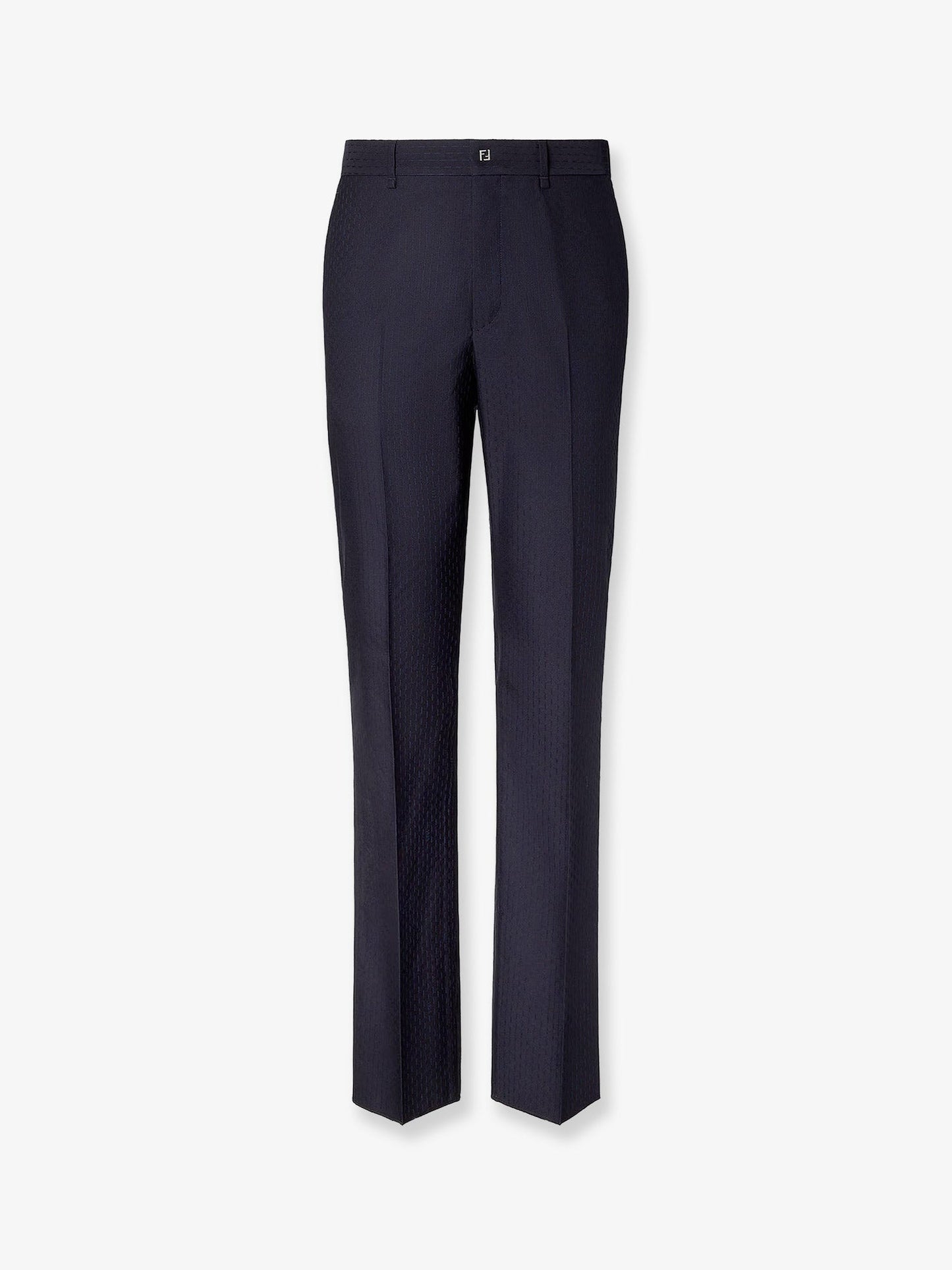 Fendi Men Trousers Wool Tonal Stitching FENDI
