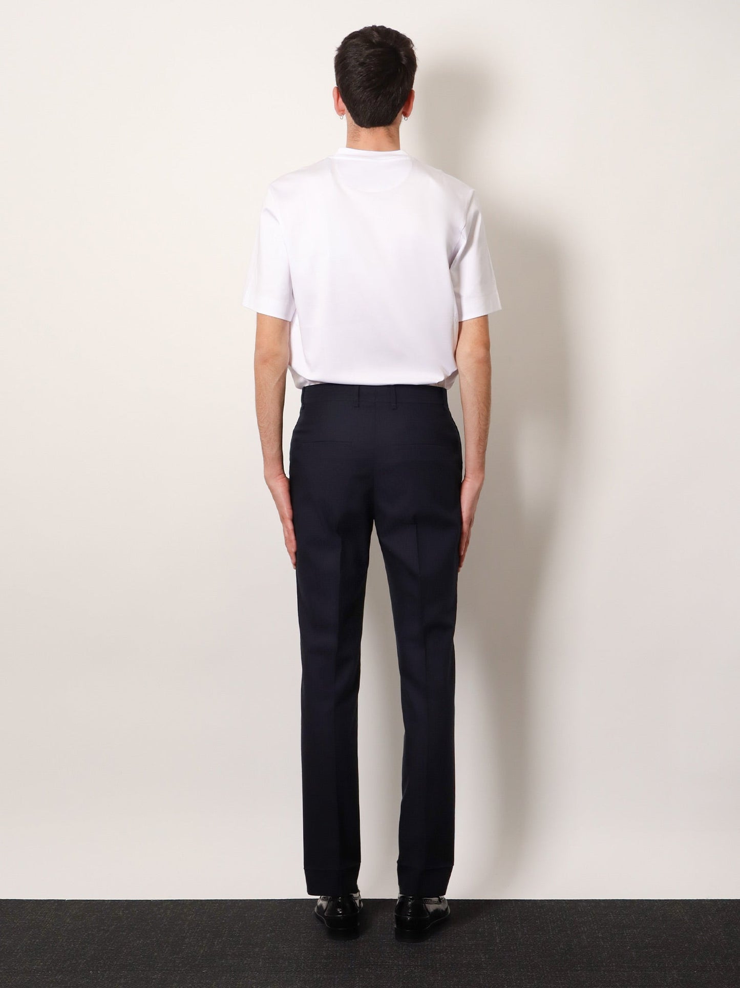 Fendi Men Trousers Wool Tonal Stitching FENDI