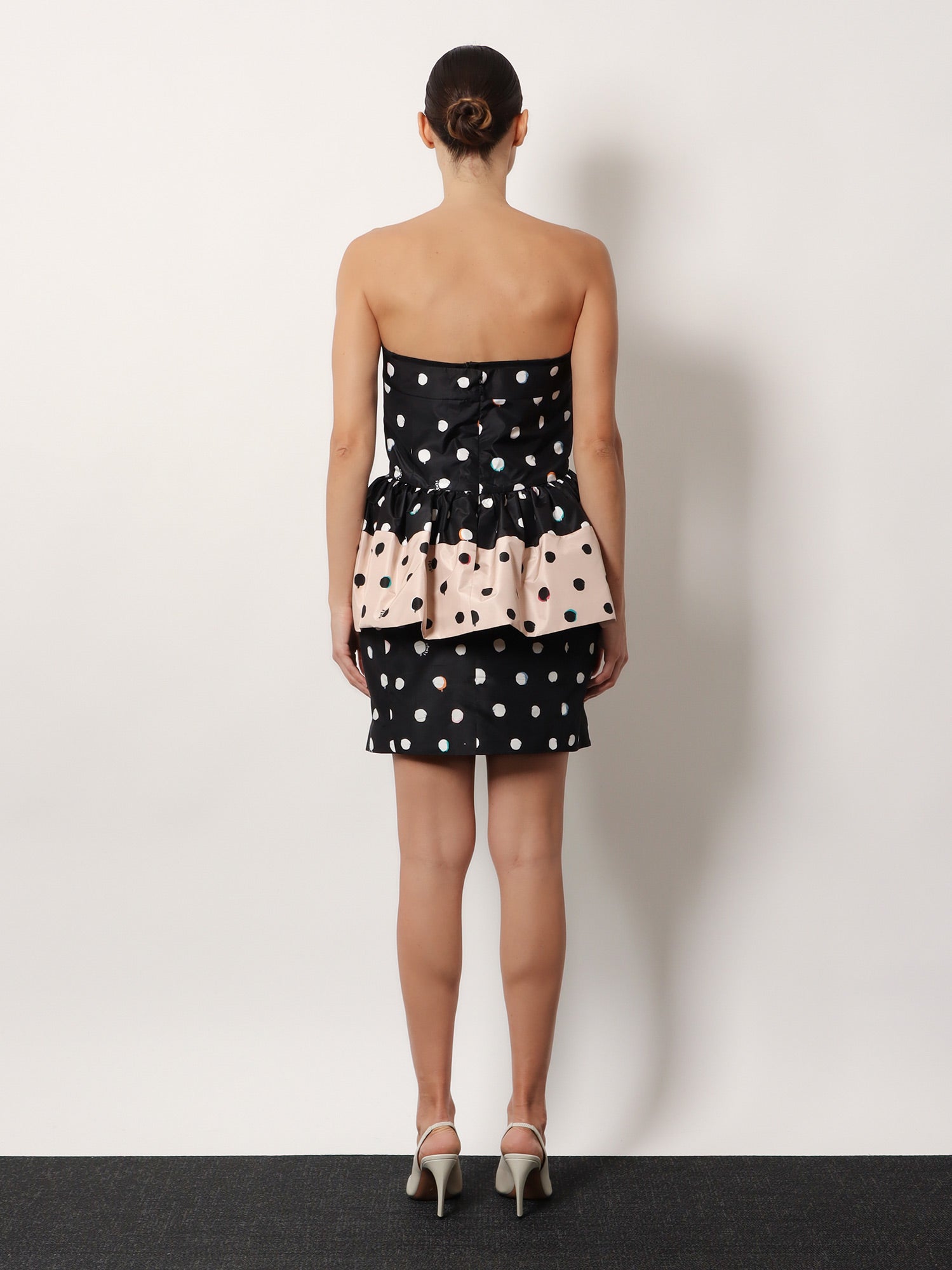 Fendi Women Falena Dots Taffeta' Bustier Dress FENDI