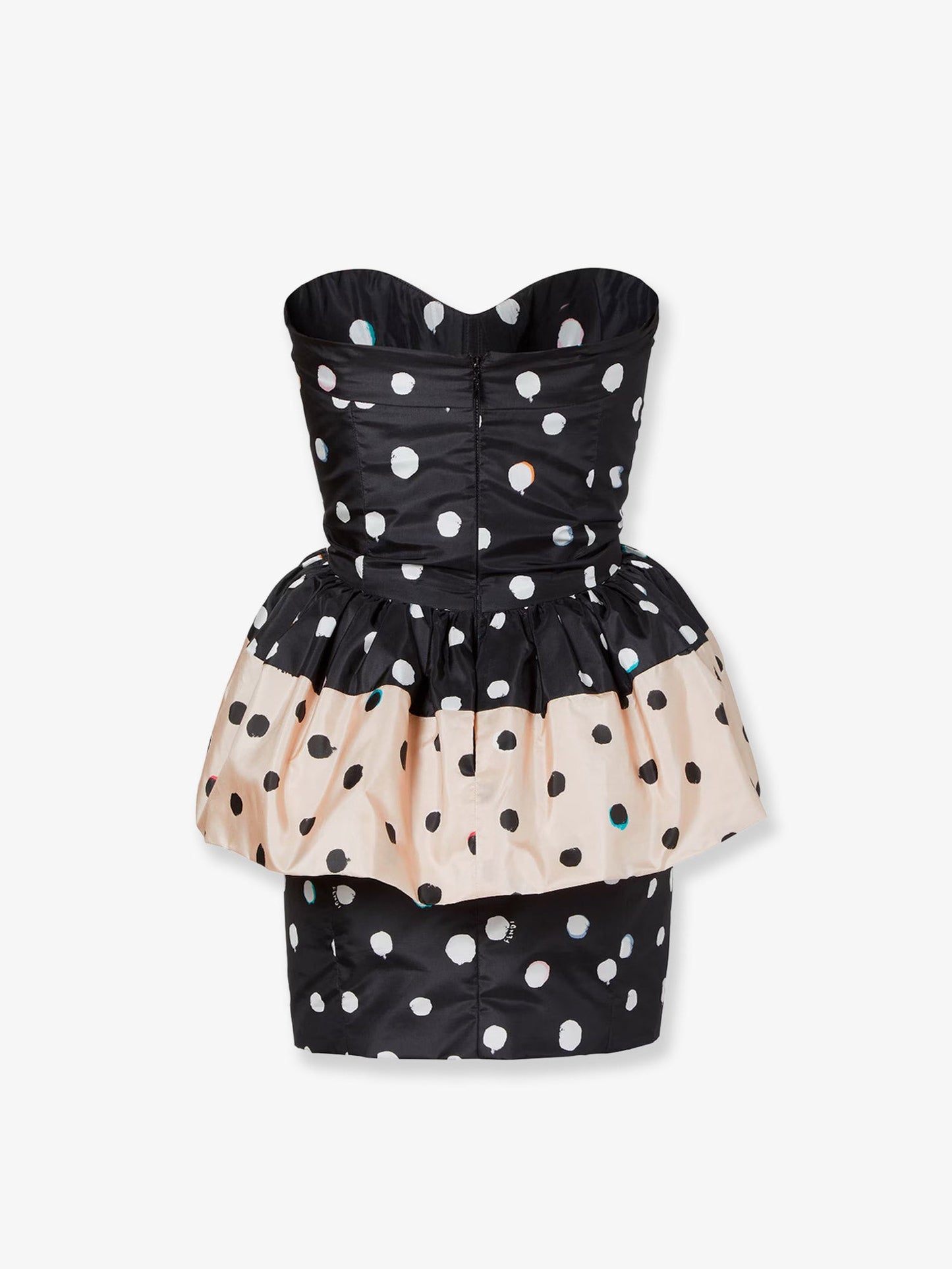 Fendi Women Falena Dots Taffeta' Bustier Dress FENDI