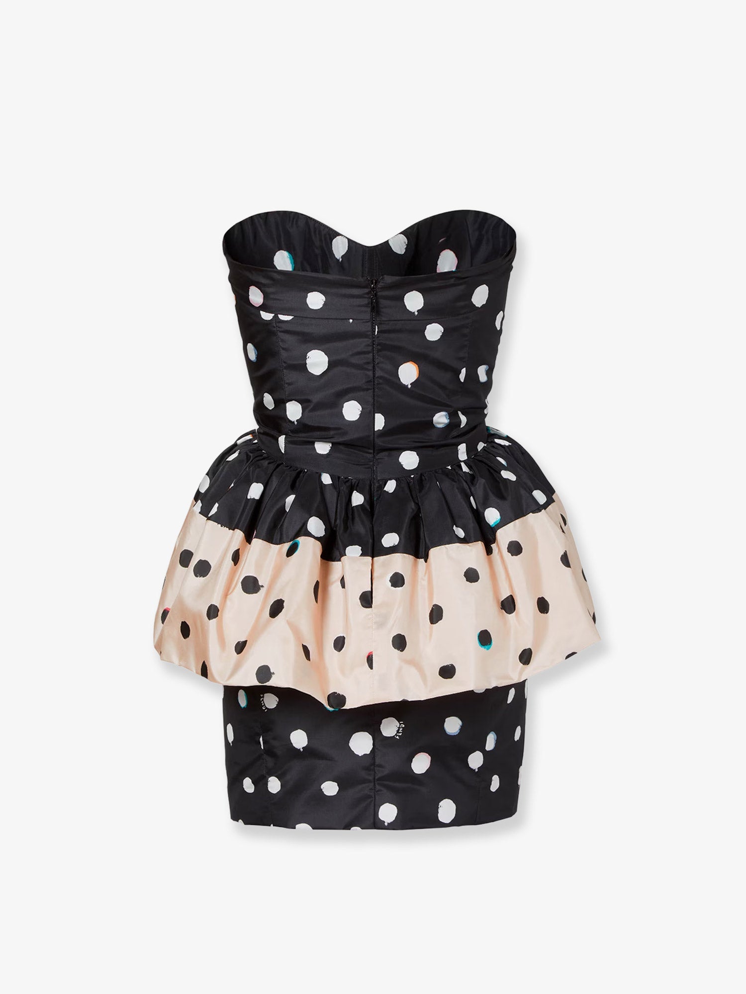 Fendi Women Falena Dots Taffeta' Bustier Dress FENDI