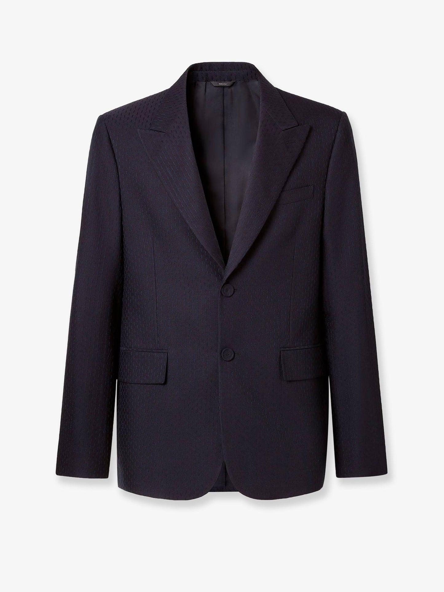 Fendi Men Formal Wool And Cotton Blazer FENDI