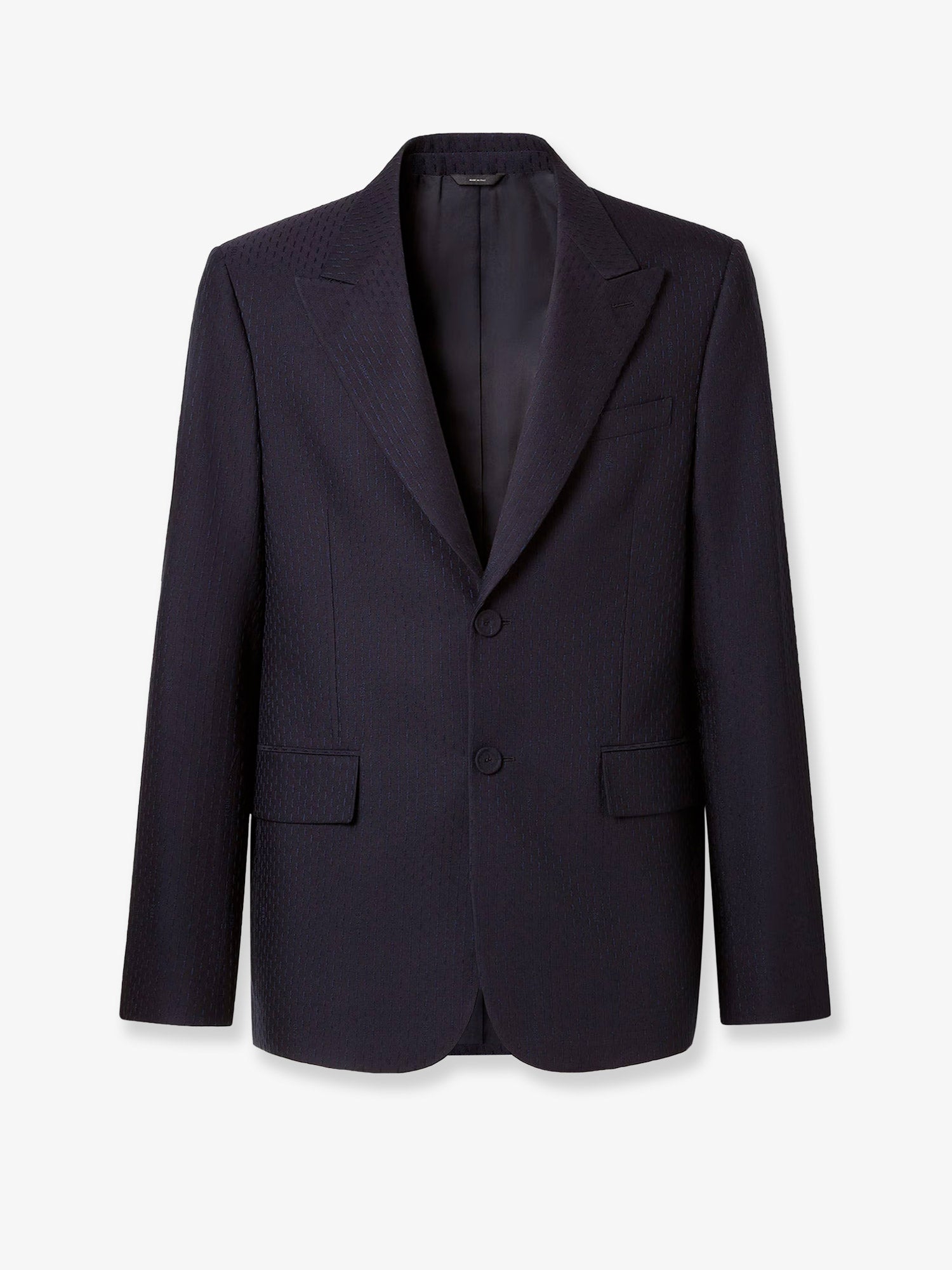 Fendi Men Formal Wool And Cotton Blazer FENDI