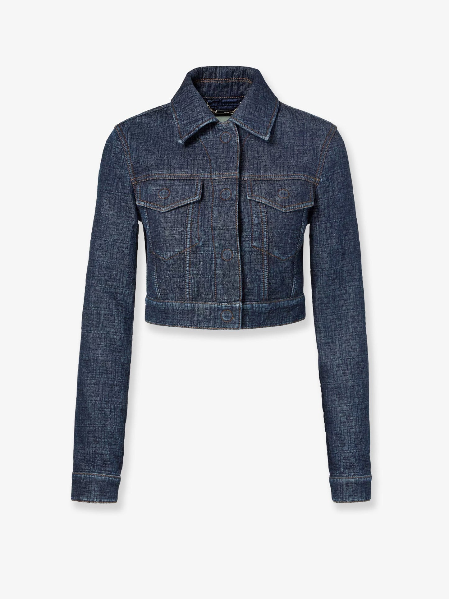 Fendi Women Padded Denim Jacket