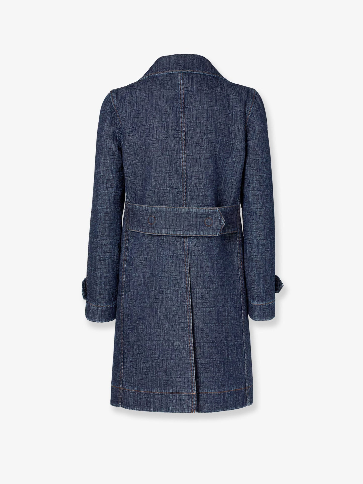 Fendi Women Ff Padded Denim Caban FENDI