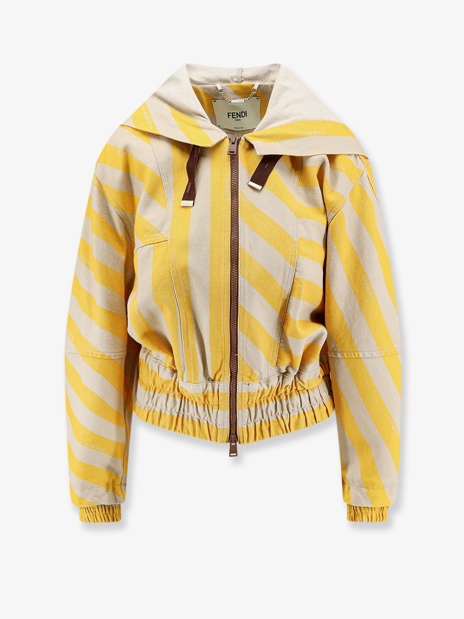 Fendi Women Cotton And Linen Jacket FENDI
