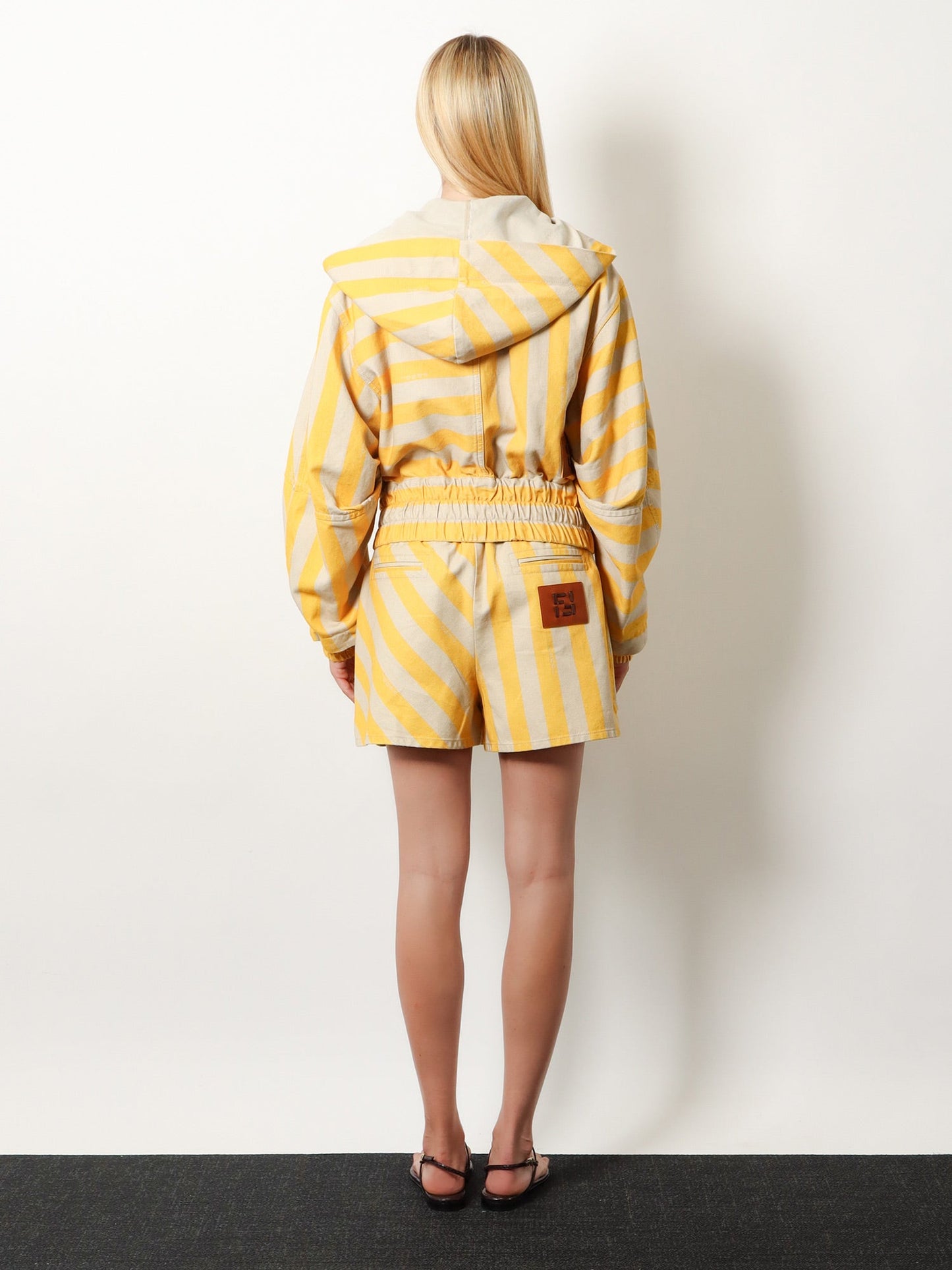 Fendi Women Cotton And Linen Jacket FENDI
