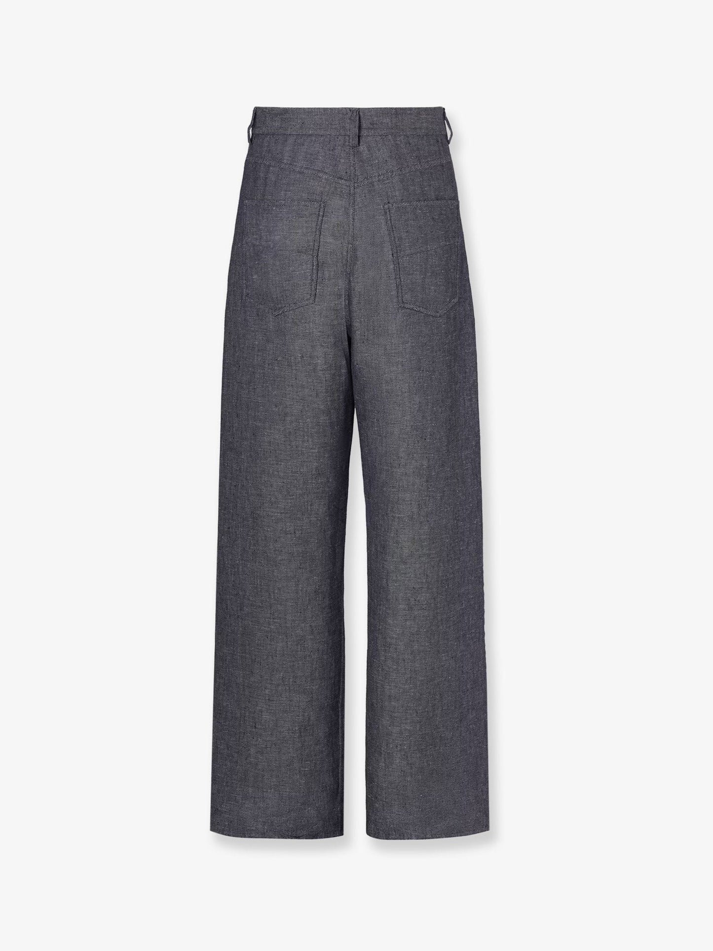 Fendi Men Relaxed Linen, Cotton And Silk Jeans FENDI
