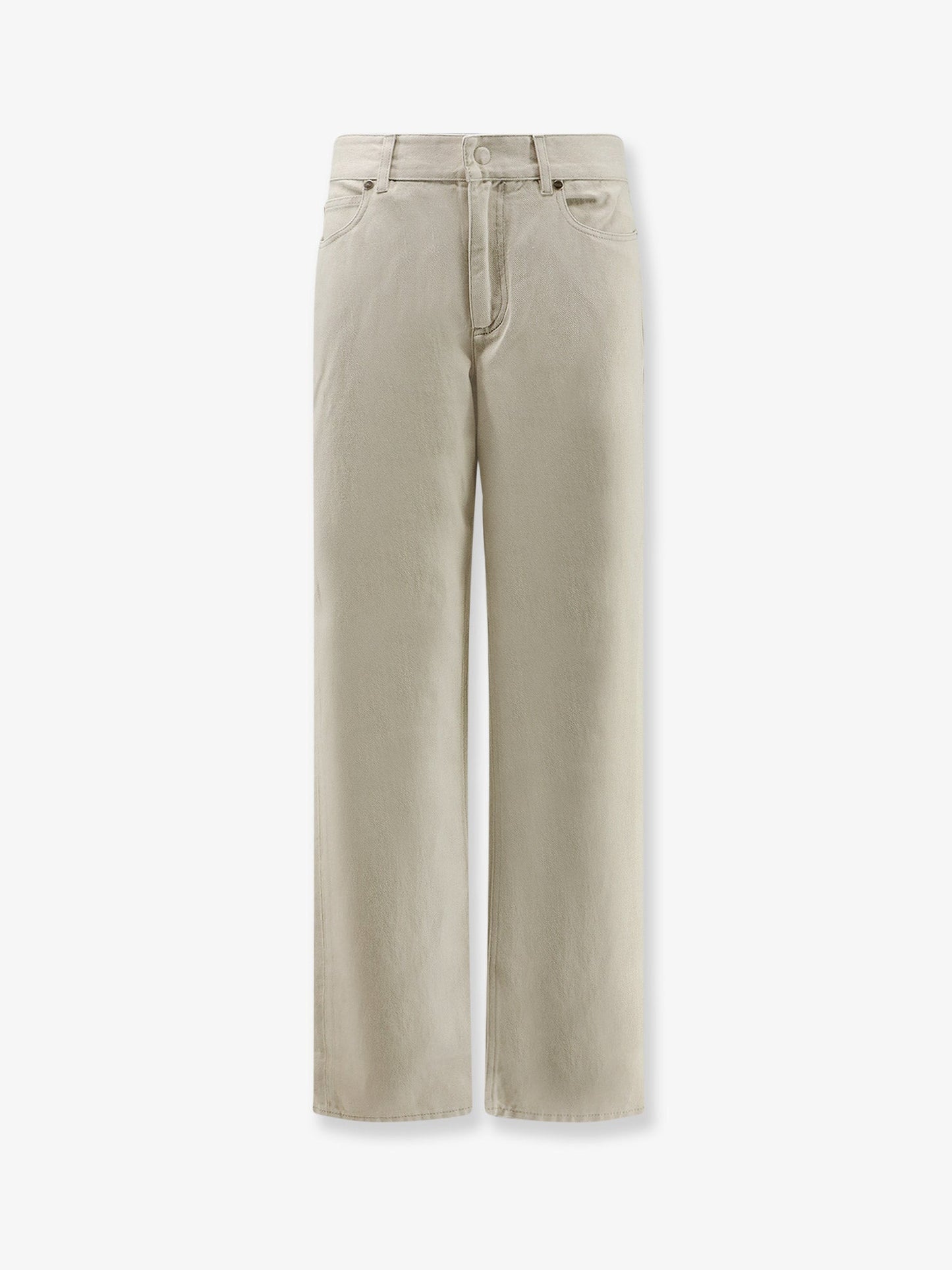 Fendi Women Beige Denim Trousers FENDI