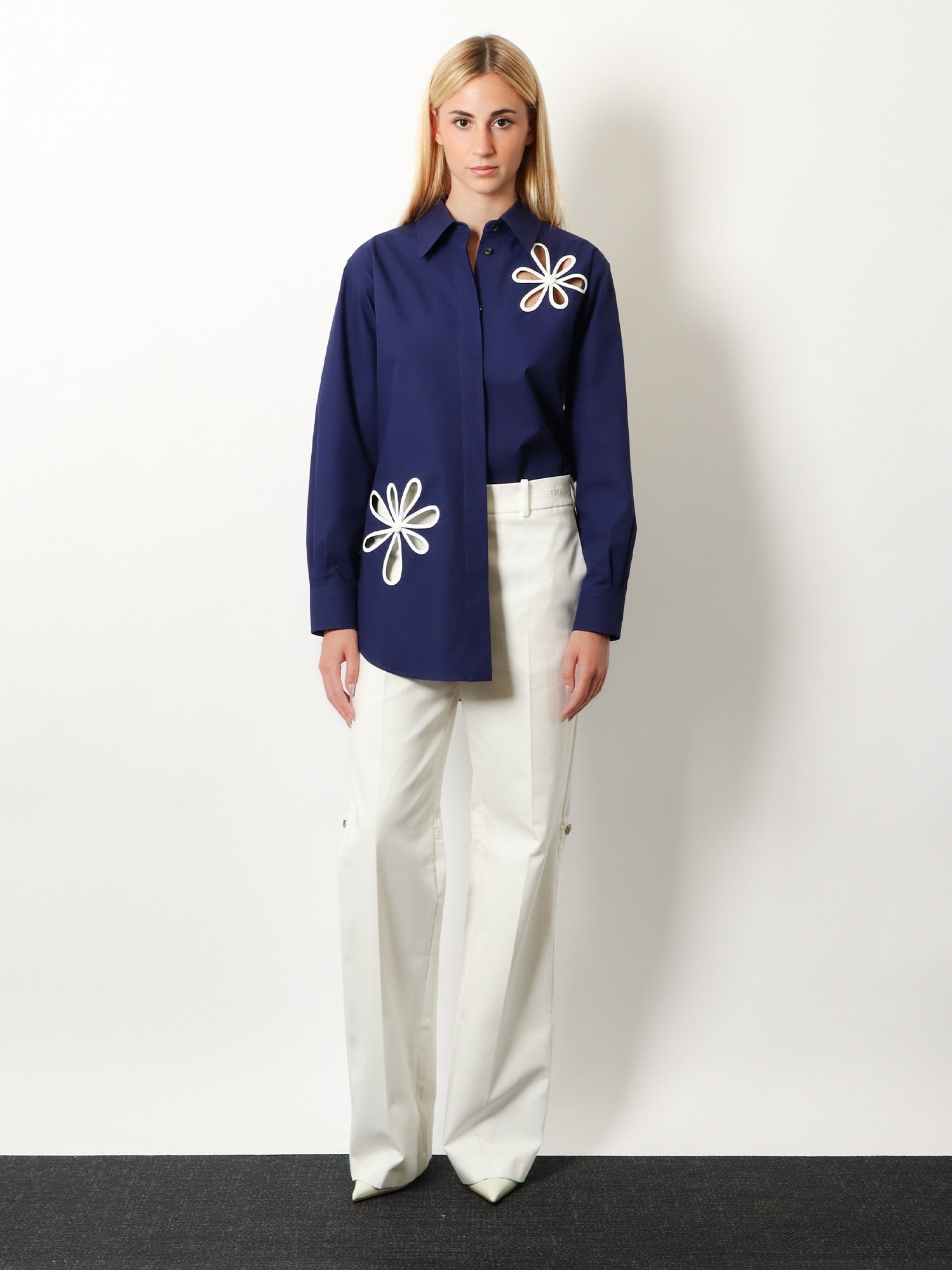 Fendi Women Cotton Popelin Shirt FENDI