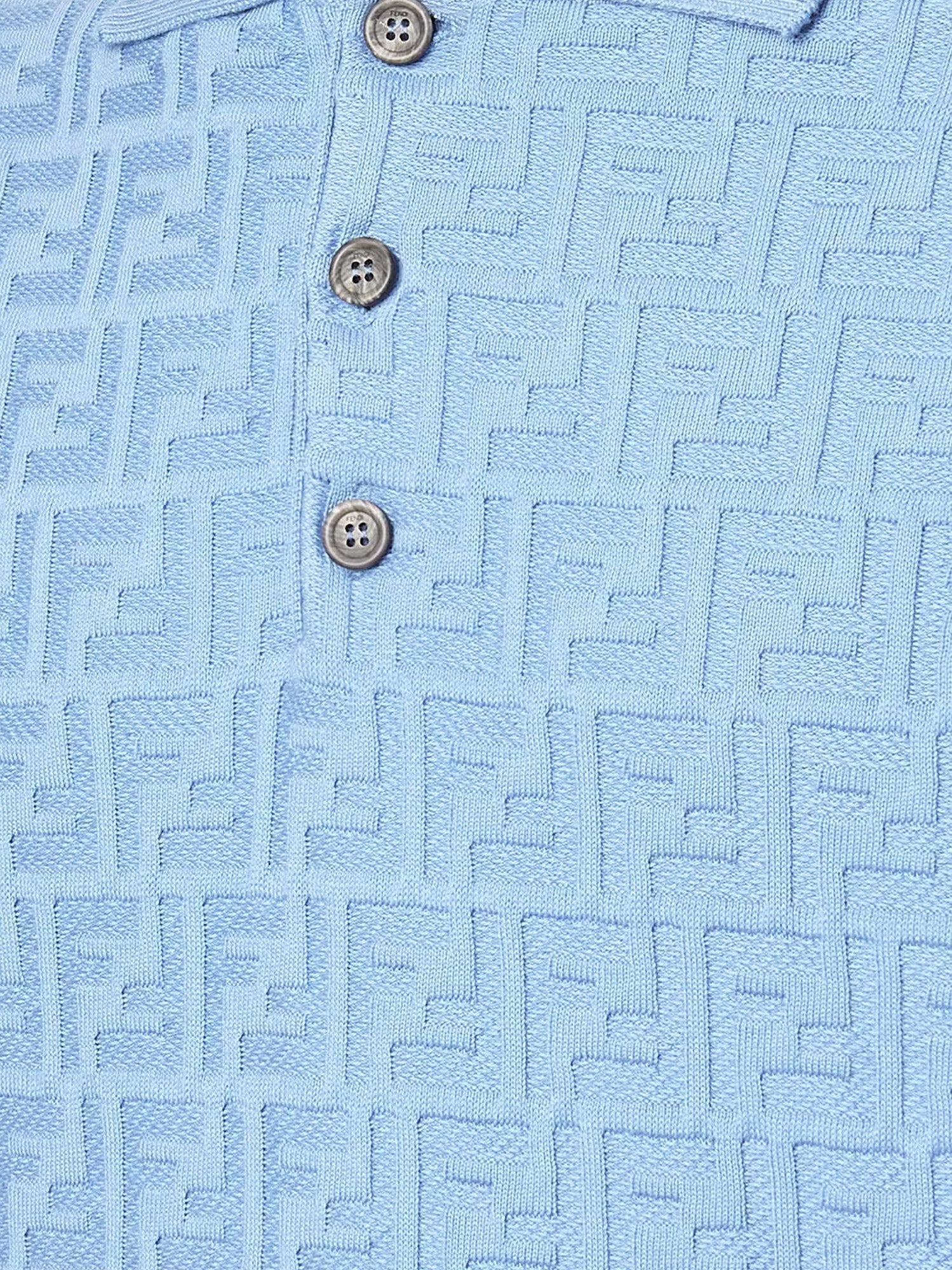 Fendi Men Fendi Cotton Polo Shirt FENDI