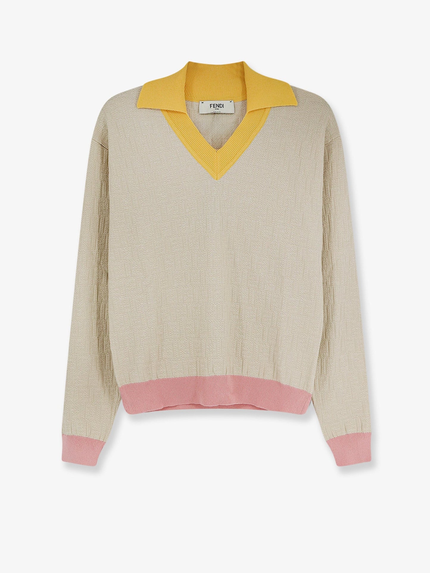 Fendi Women Cotton And Silk Sweater FENDI
