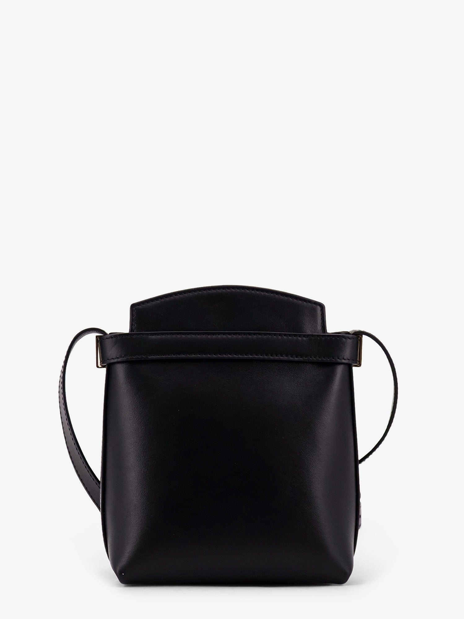 Ferragamo Women Leather Crossbody Bag With Gancini Detail FERRAGAMO