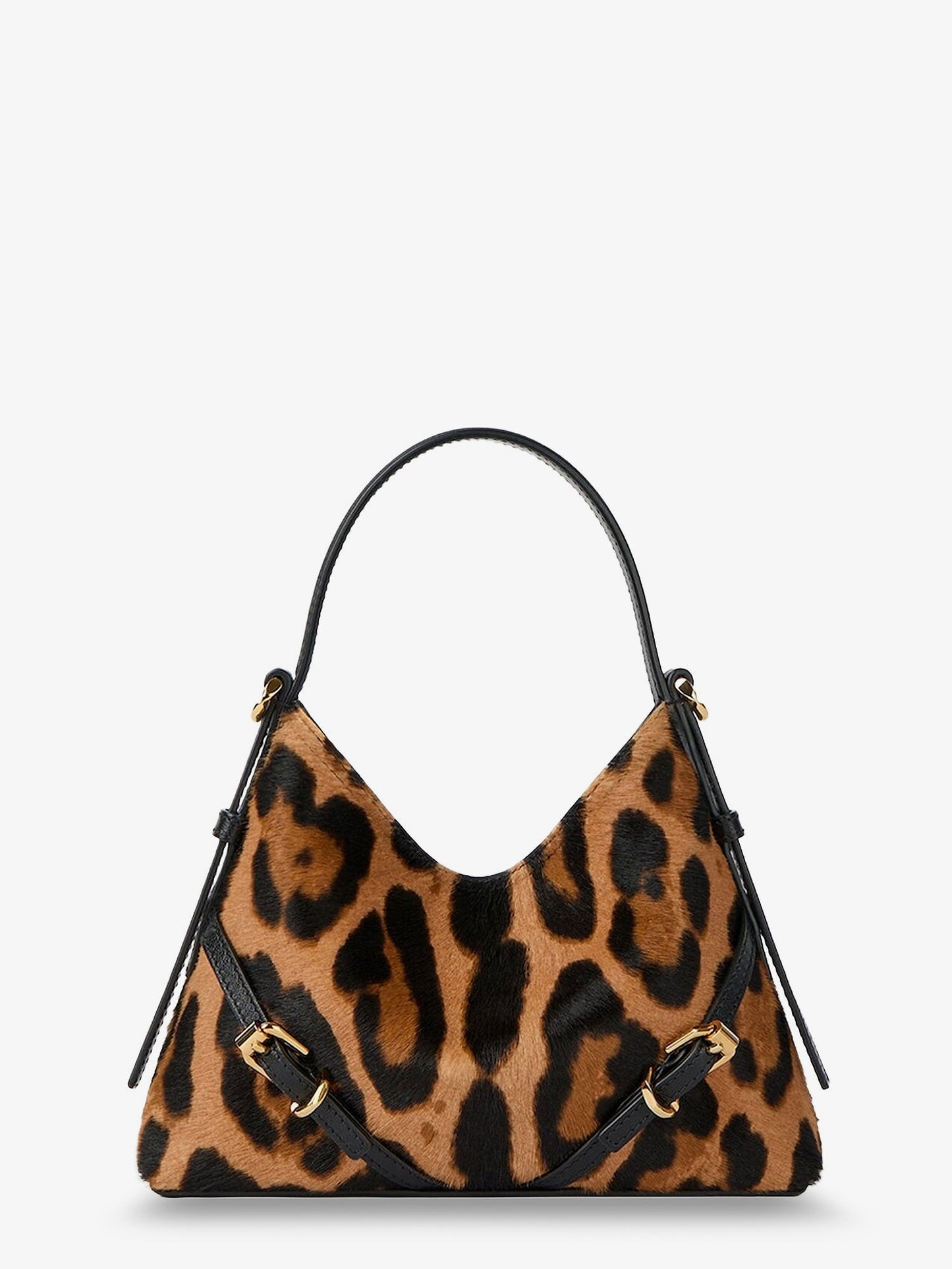 Givenchy Women Voyou Nano Bag Pony Skin Crossbody Bag With Animal Print GIVENCHY