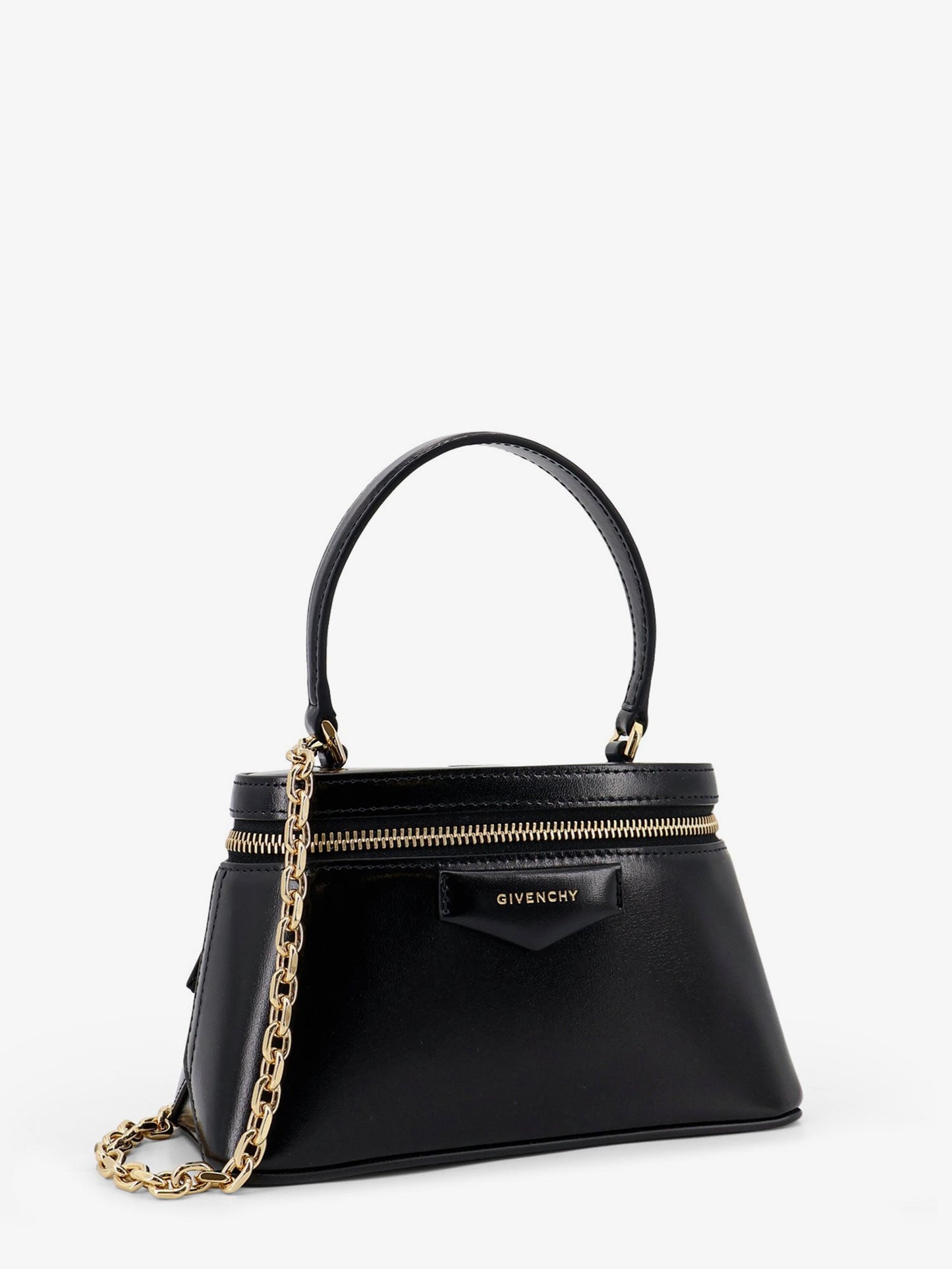 Givenchy Women Vanity Antigona Leather Handbag With Lettering Logo On The Front GIVENCHY