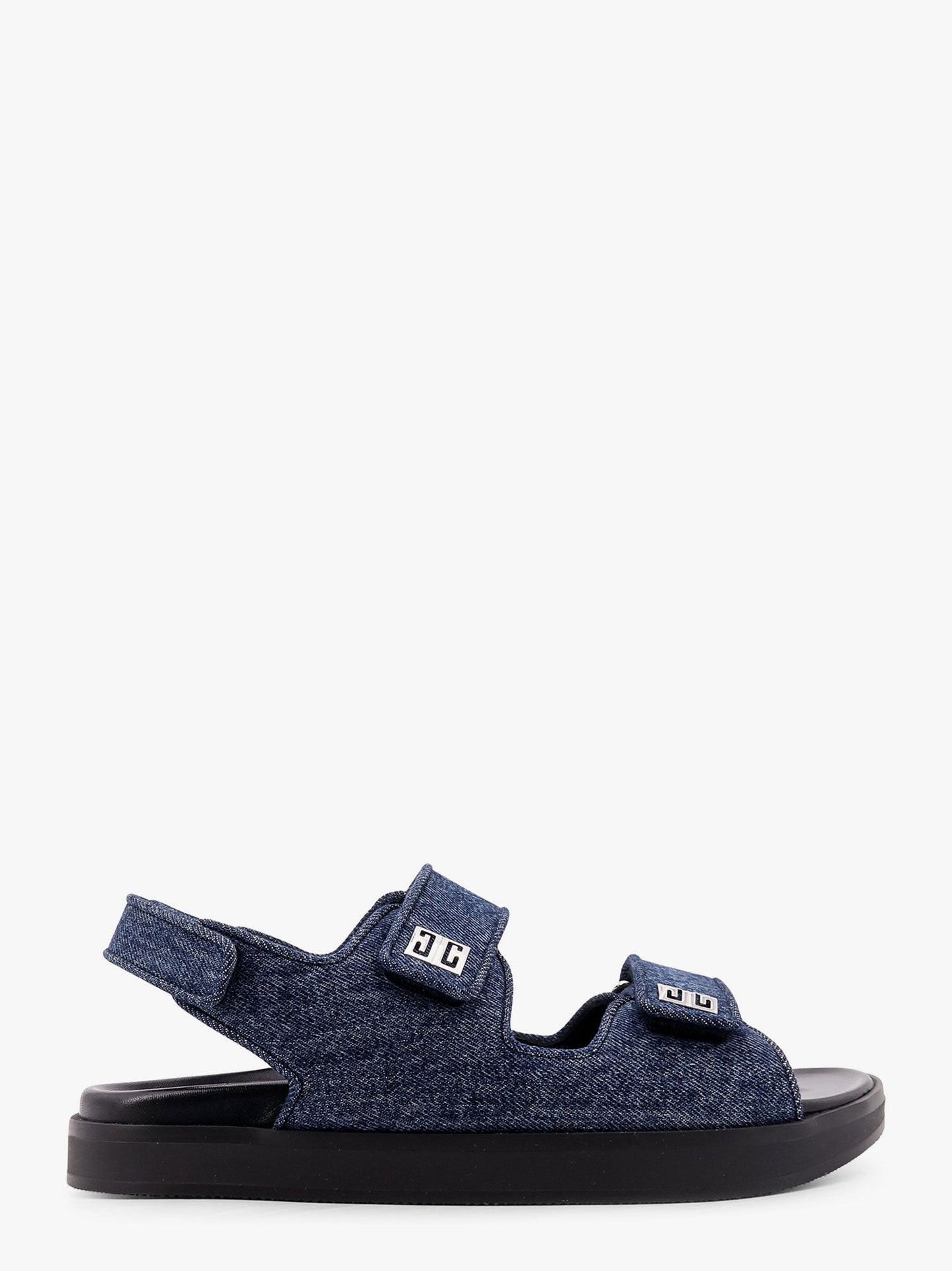 Givenchy Women Strap Flat Denim Sandals GIVENCHY