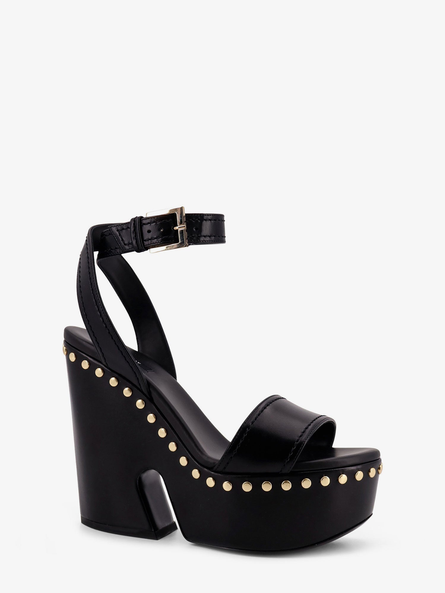 Givenchy Women Leather Sandals With Studs GIVENCHY