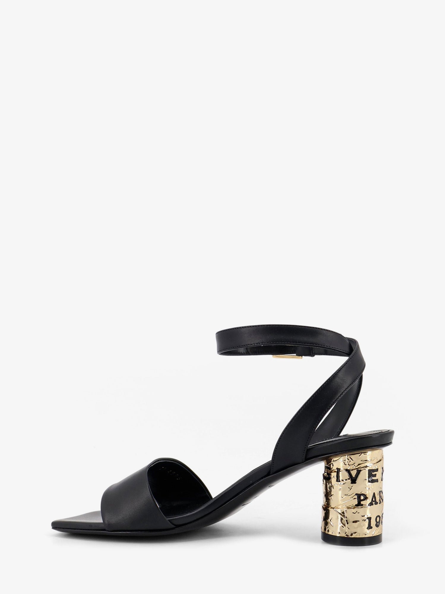 Givenchy Women Tape Leather Heeled Sandals GIVENCHY