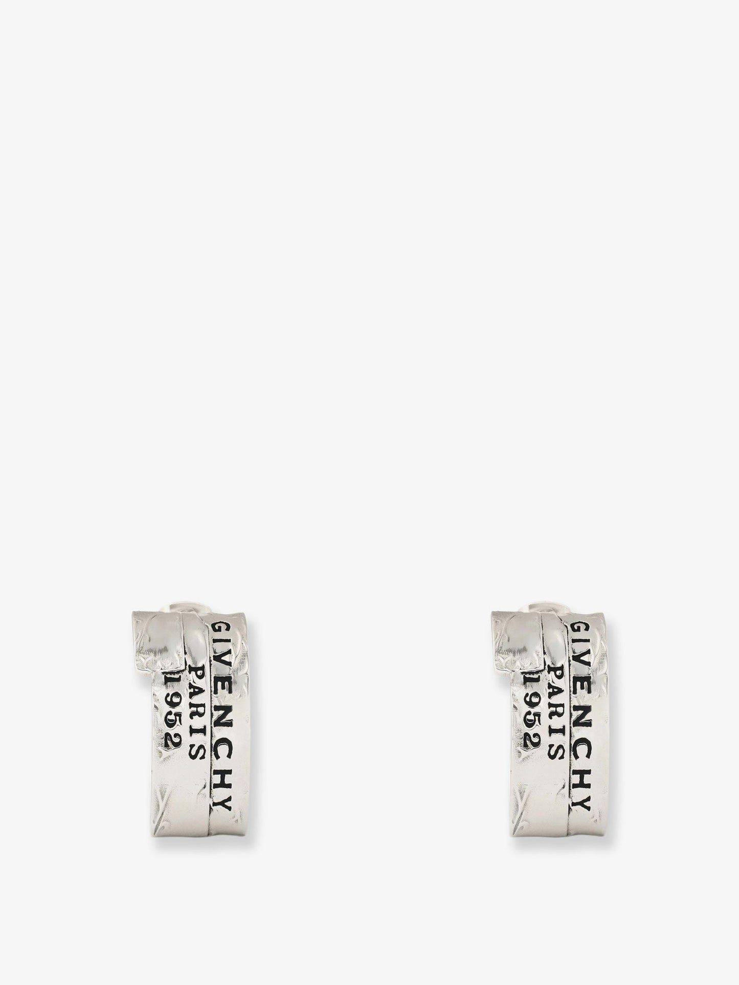 Givenchy Women Givenchy Tape Earrings In Metal And Enamel GIVENCHY