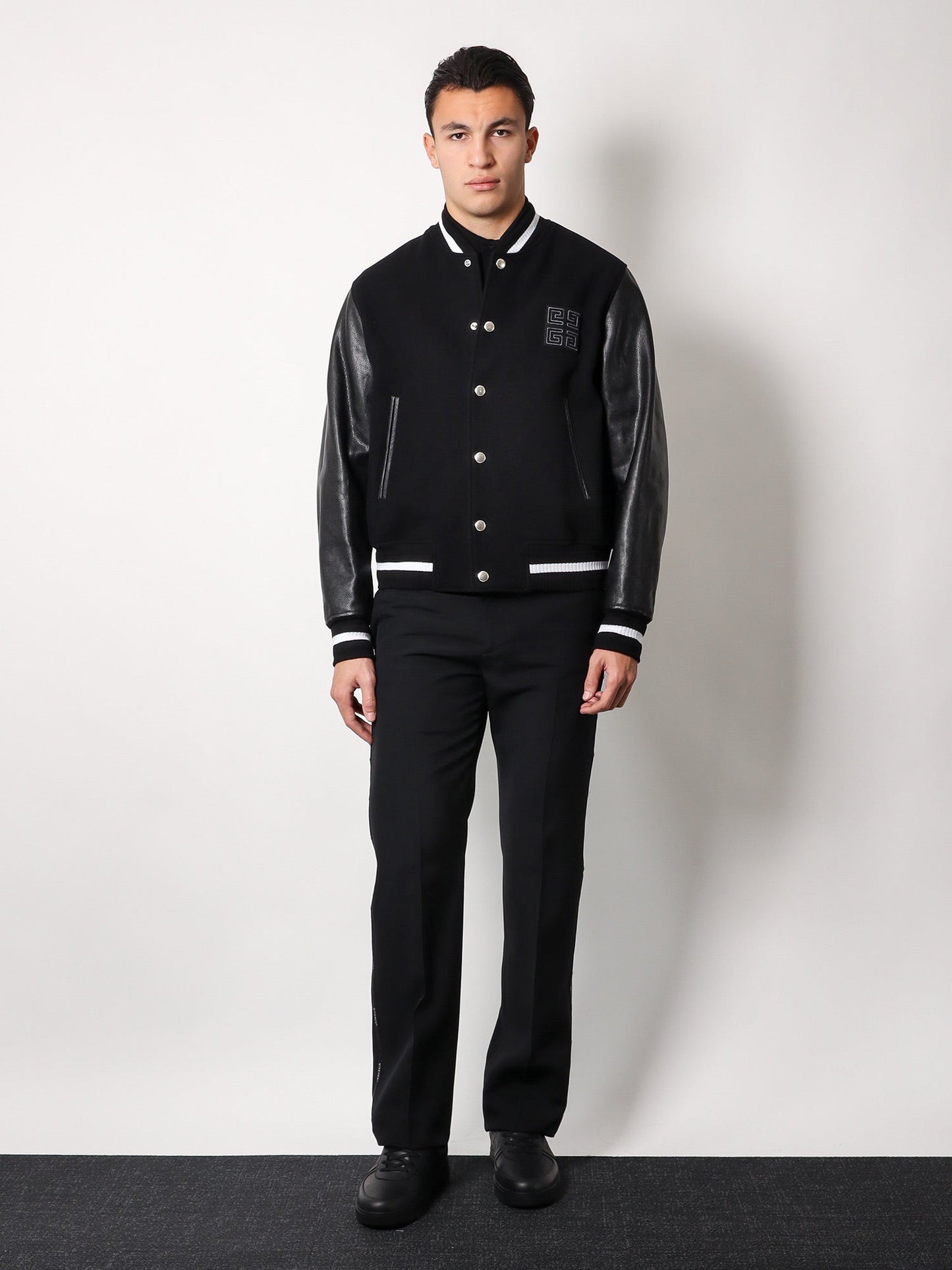 Givenchy Men Pique Cotton Polo Shirt With 4G Embroidery GIVENCHY