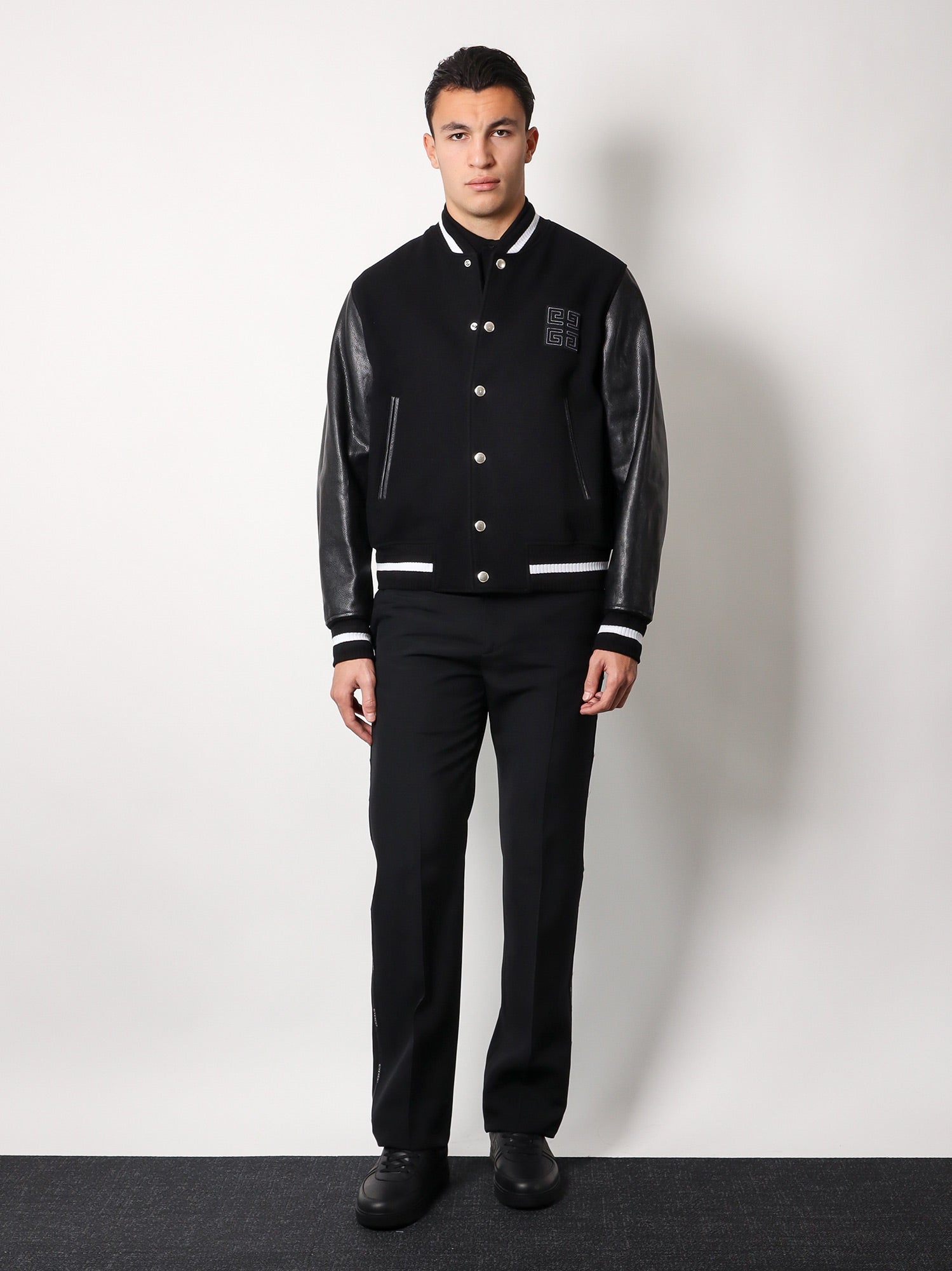 Givenchy Men Pique Cotton Polo Shirt With 4G Embroidery GIVENCHY