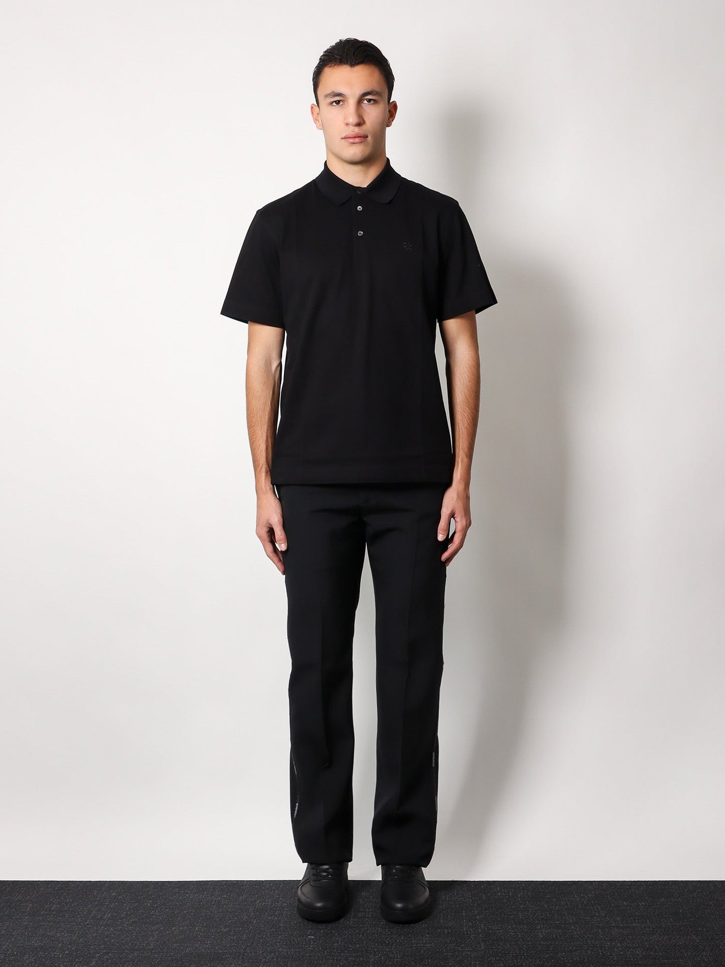 Givenchy Men Pique Cotton Polo Shirt With 4G Embroidery GIVENCHY