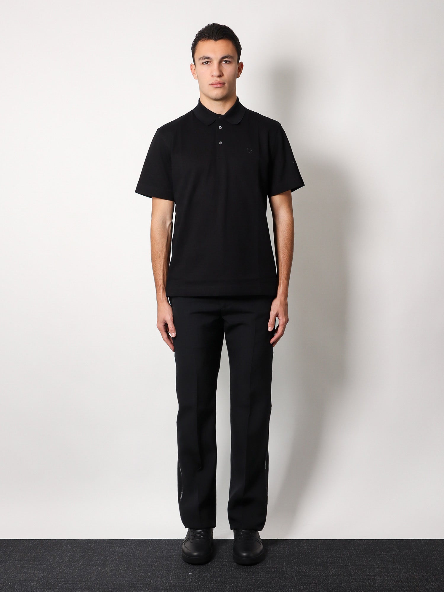 Givenchy Men Pique Cotton Polo Shirt With 4G Embroidery GIVENCHY
