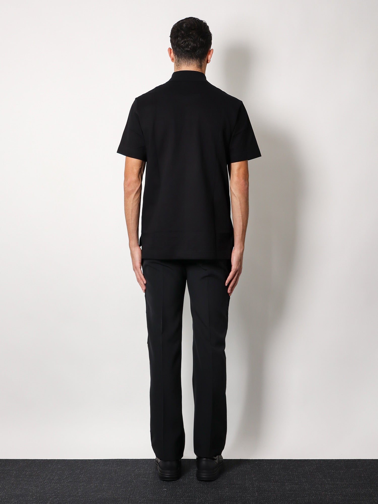 Givenchy Men Pique Cotton Polo Shirt With 4G Embroidery GIVENCHY