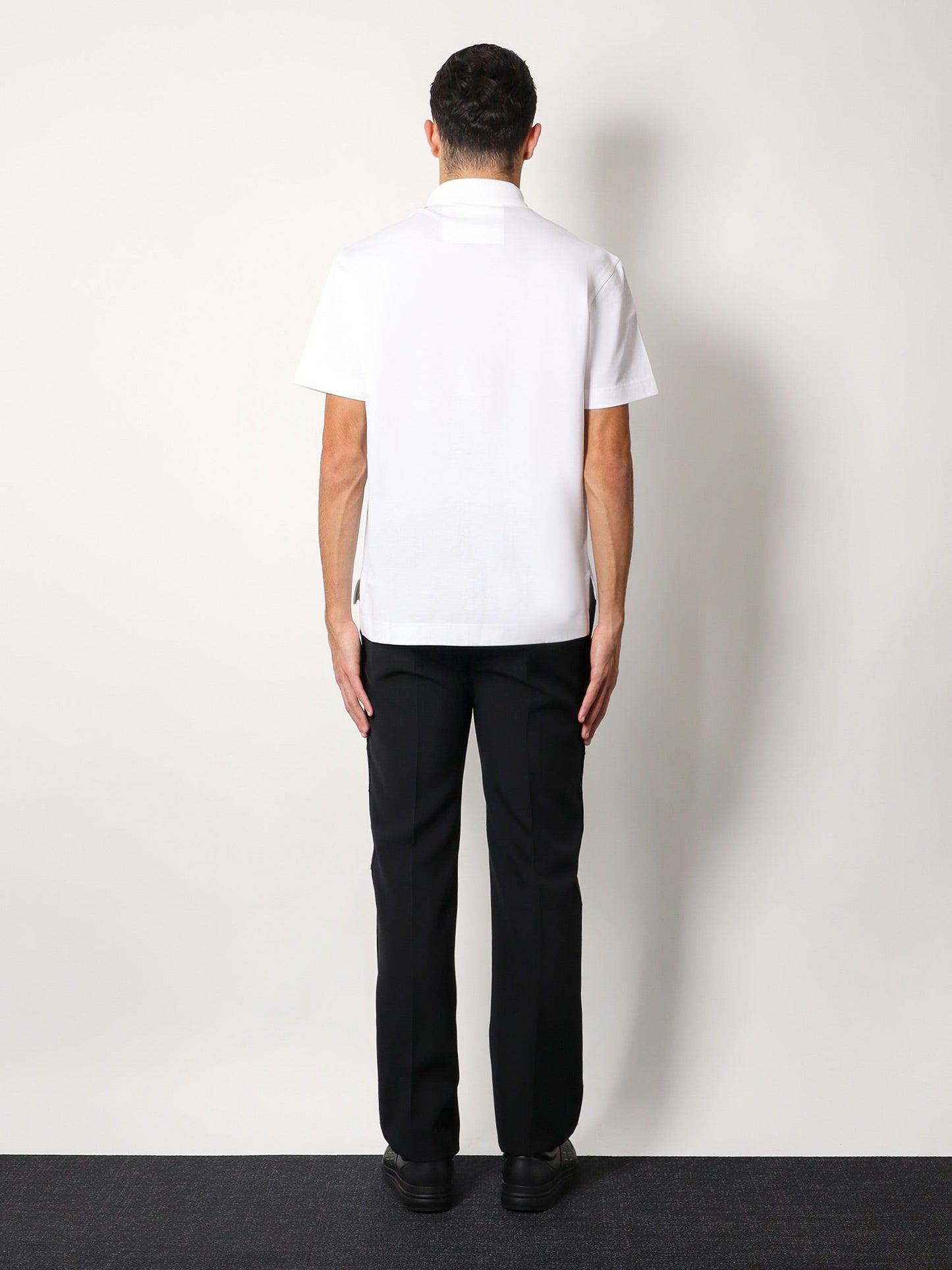 Givenchy Men Pique Cotton Polo Shirt With 4G Embroidery GIVENCHY