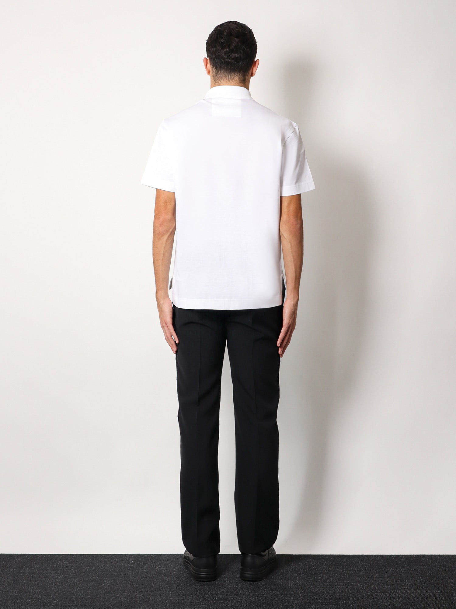 Givenchy Men Pique Cotton Polo Shirt With 4G Embroidery GIVENCHY
