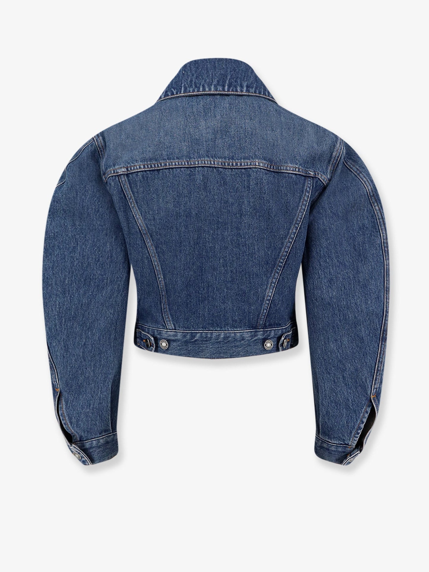 Givenchy Women Denim Jacket With Logo Embroidery GIVENCHY