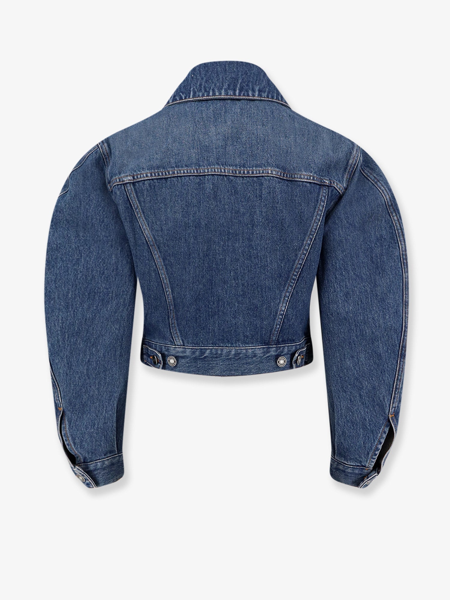 Givenchy Women Denim Jacket With Logo Embroidery GIVENCHY