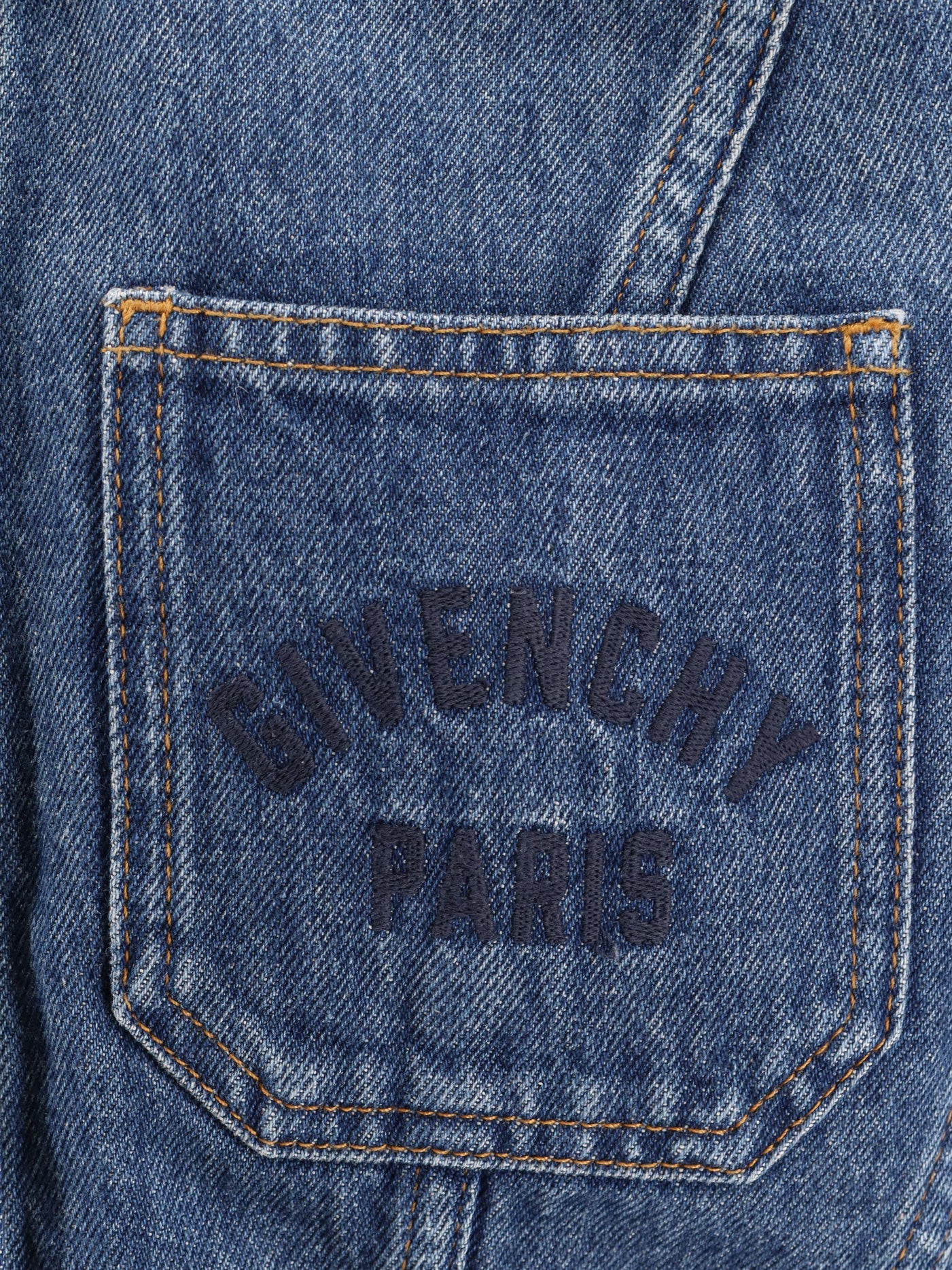 Givenchy Women Denim Jacket With Logo Embroidery GIVENCHY