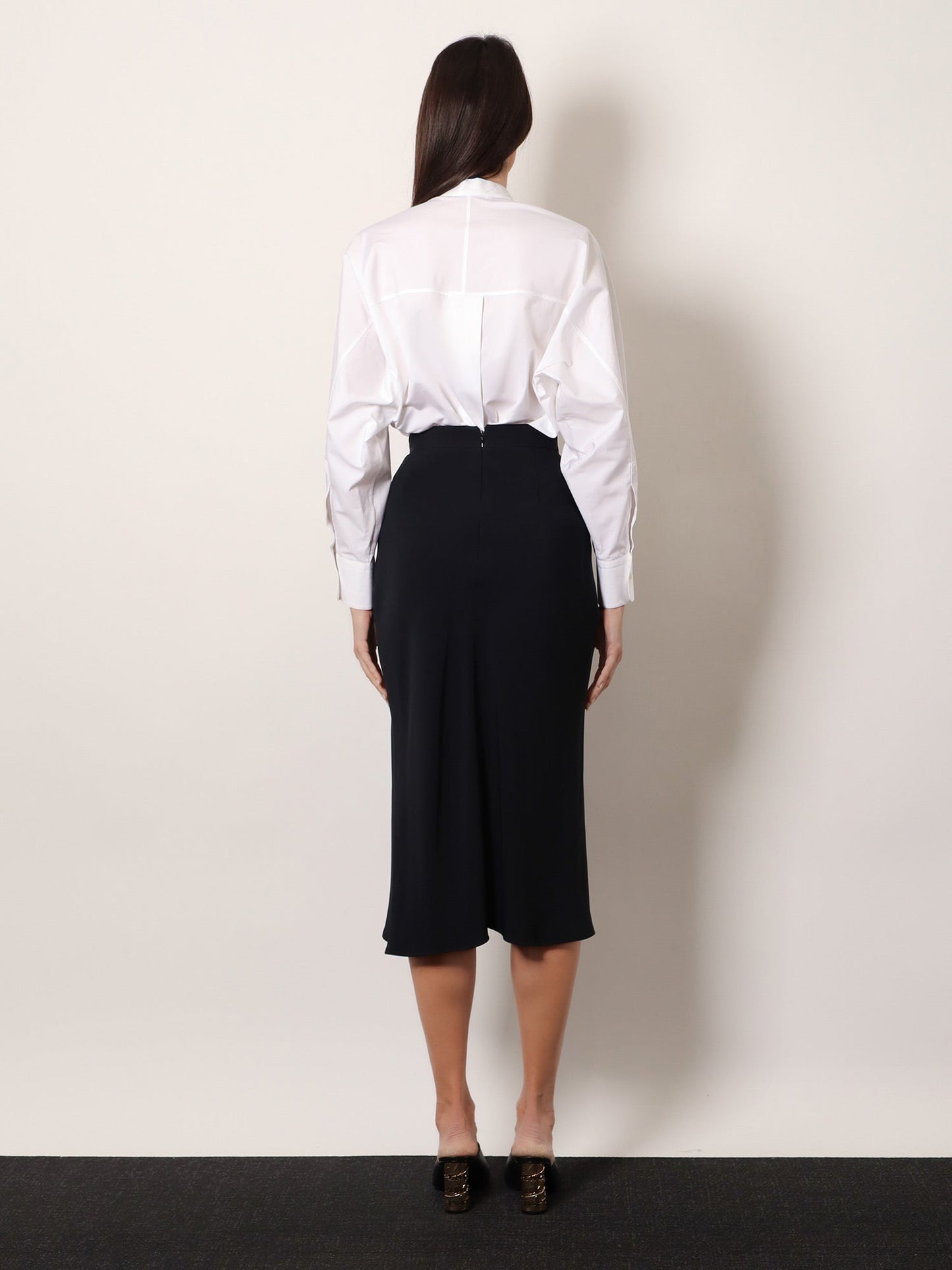Givenchy Women Draped Midi Skirt GIVENCHY