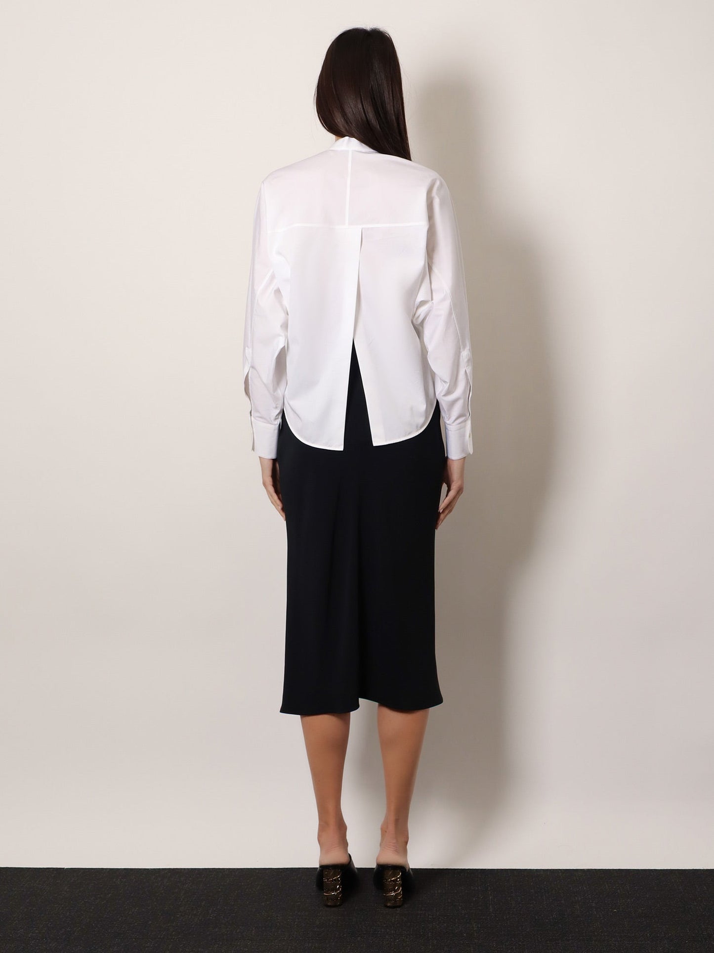 Givenchy Women Open Back Cotton Shirt GIVENCHY