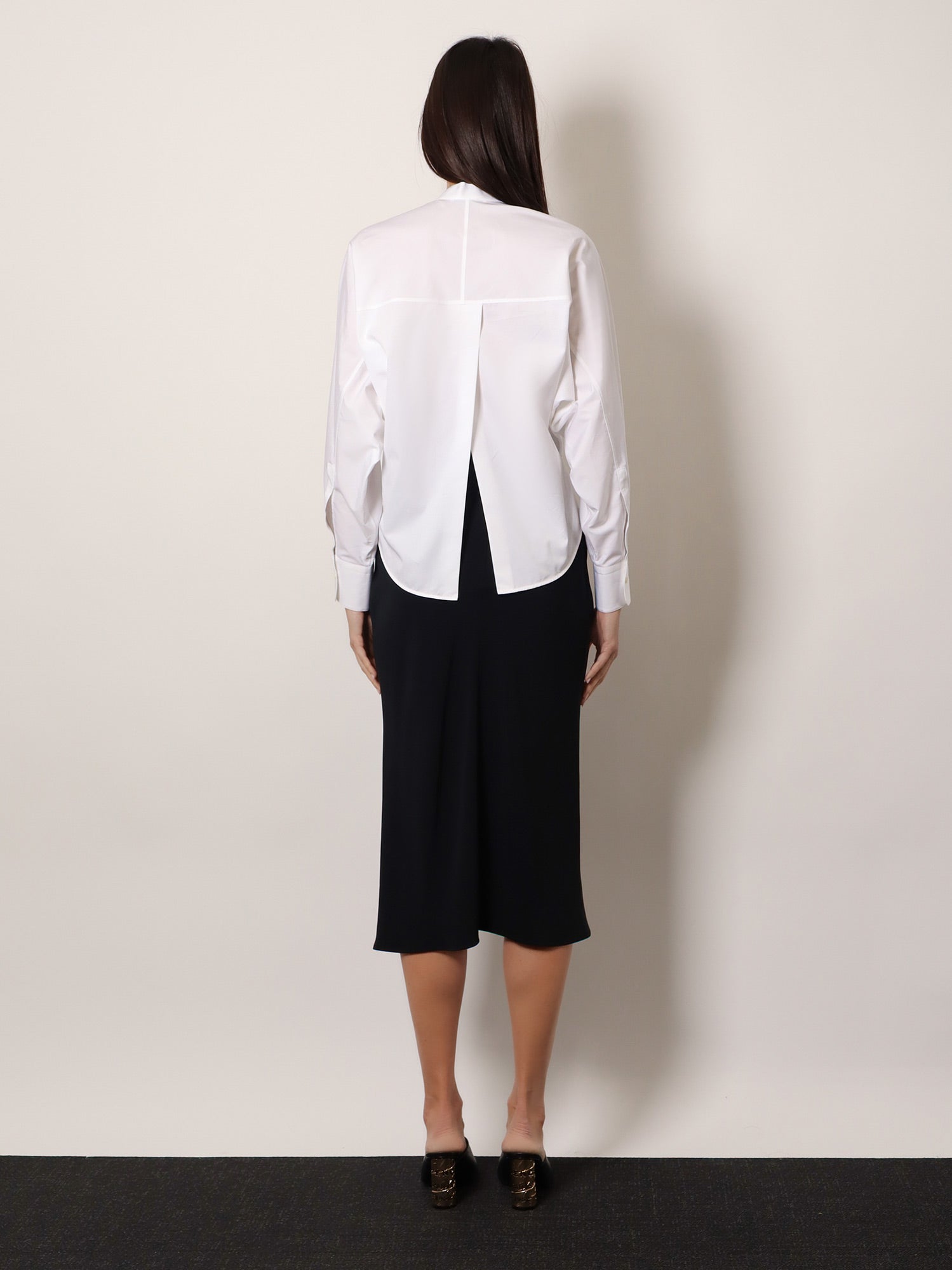 Givenchy Women Open Back Cotton Shirt GIVENCHY