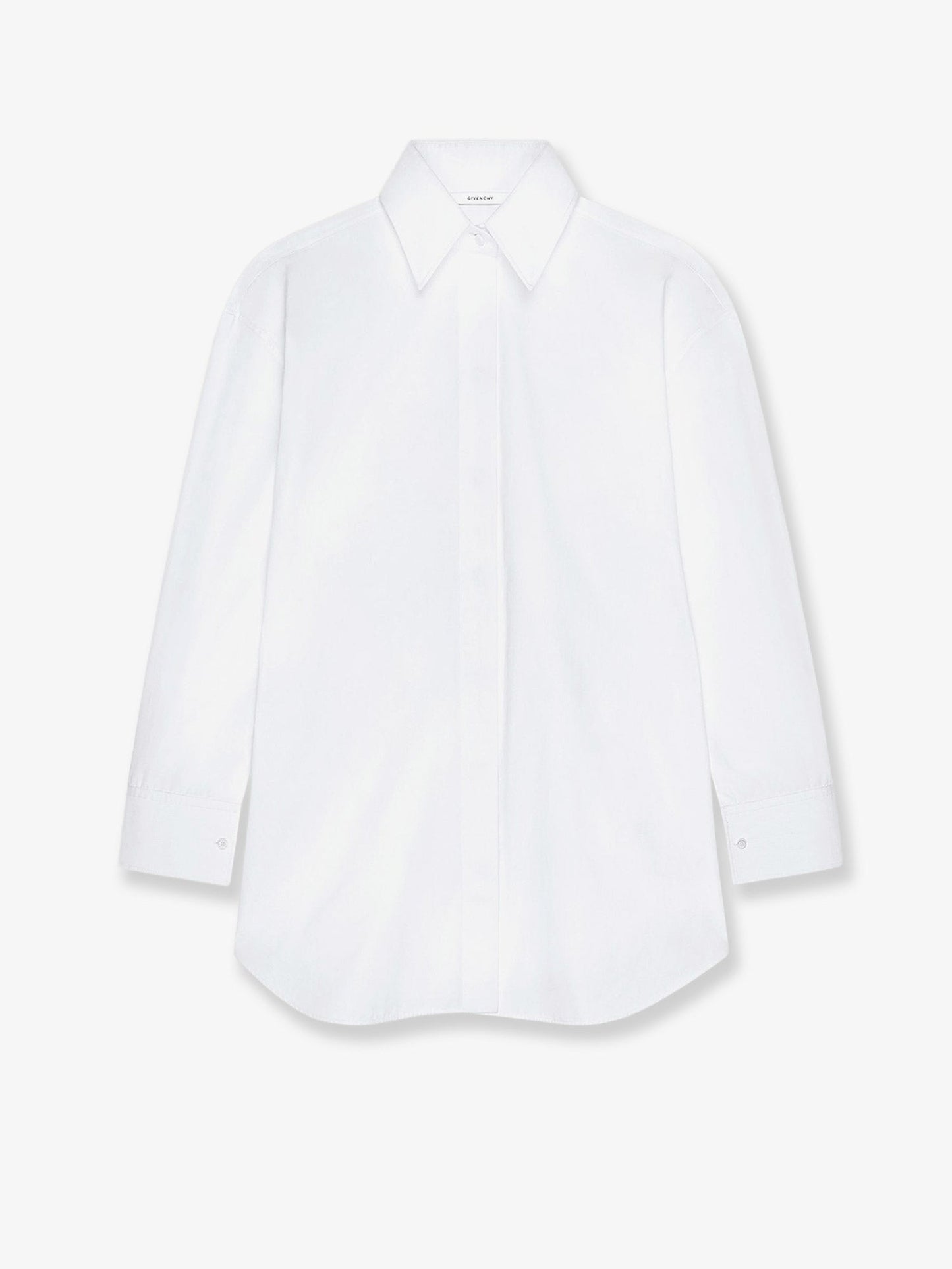 Givenchy Women Backless Cotton Shirt GIVENCHY