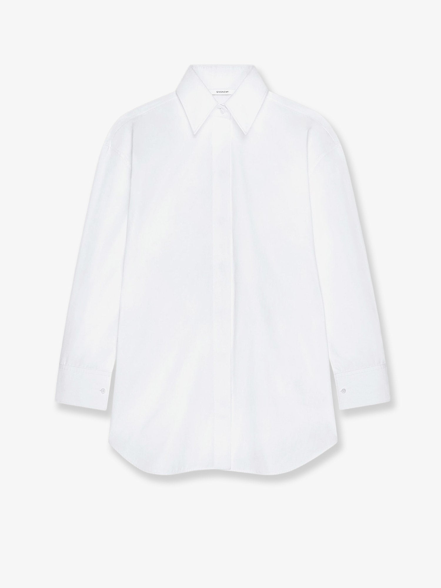 Givenchy Women Backless Cotton Shirt GIVENCHY