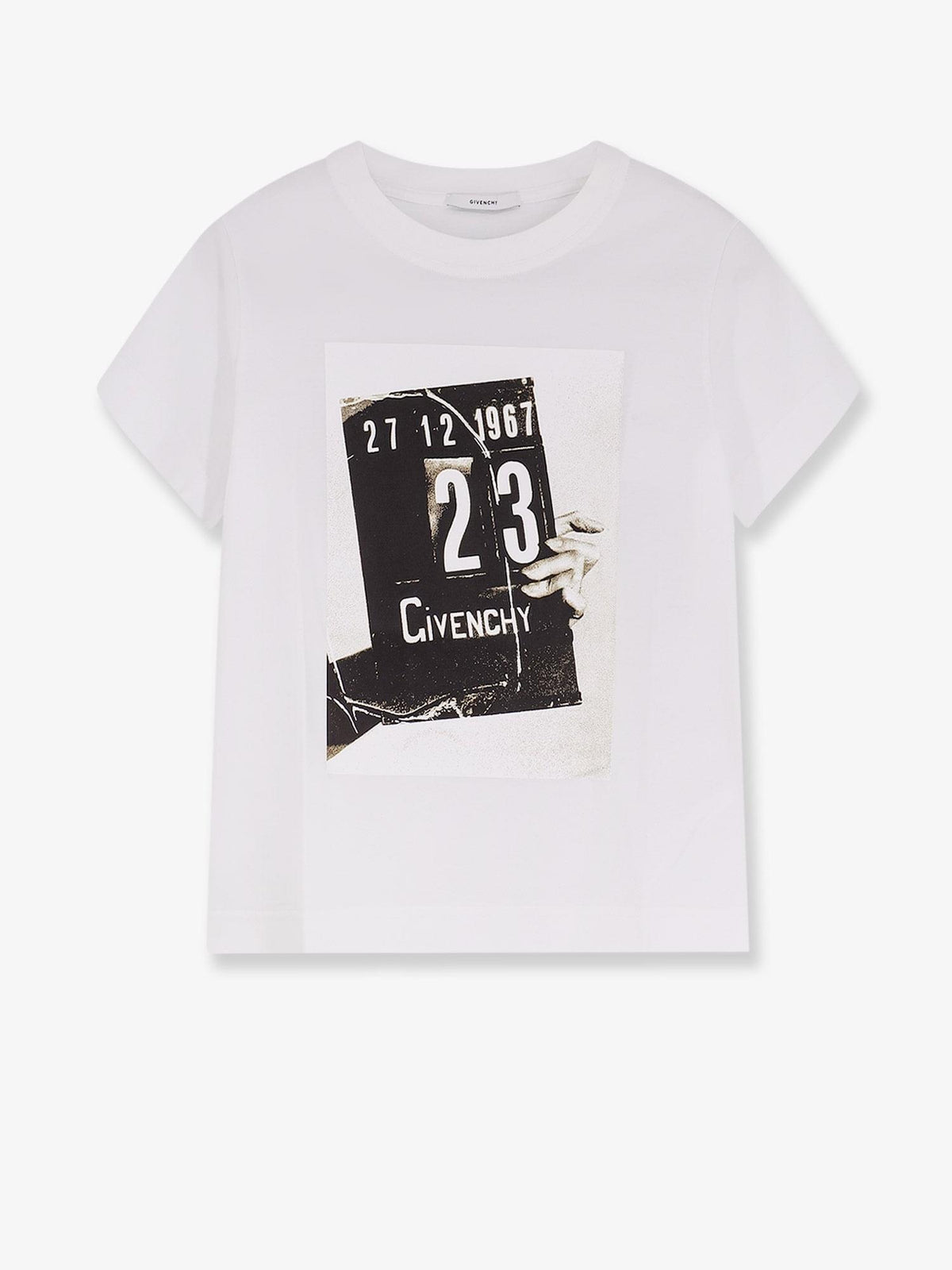 Givenchy Women Cotton T-Shirt With Print On The Front GIVENCHY