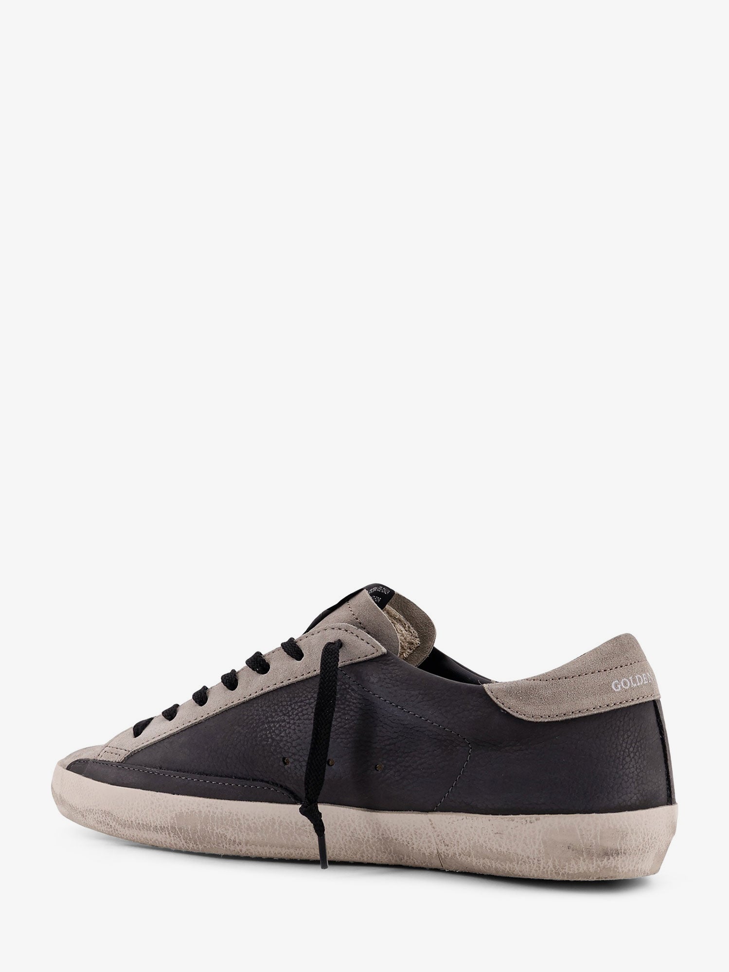 Golden Goose Deluxe Brand Men Superstar Leather Sneakers With Side Logo GOLDEN GOOSE