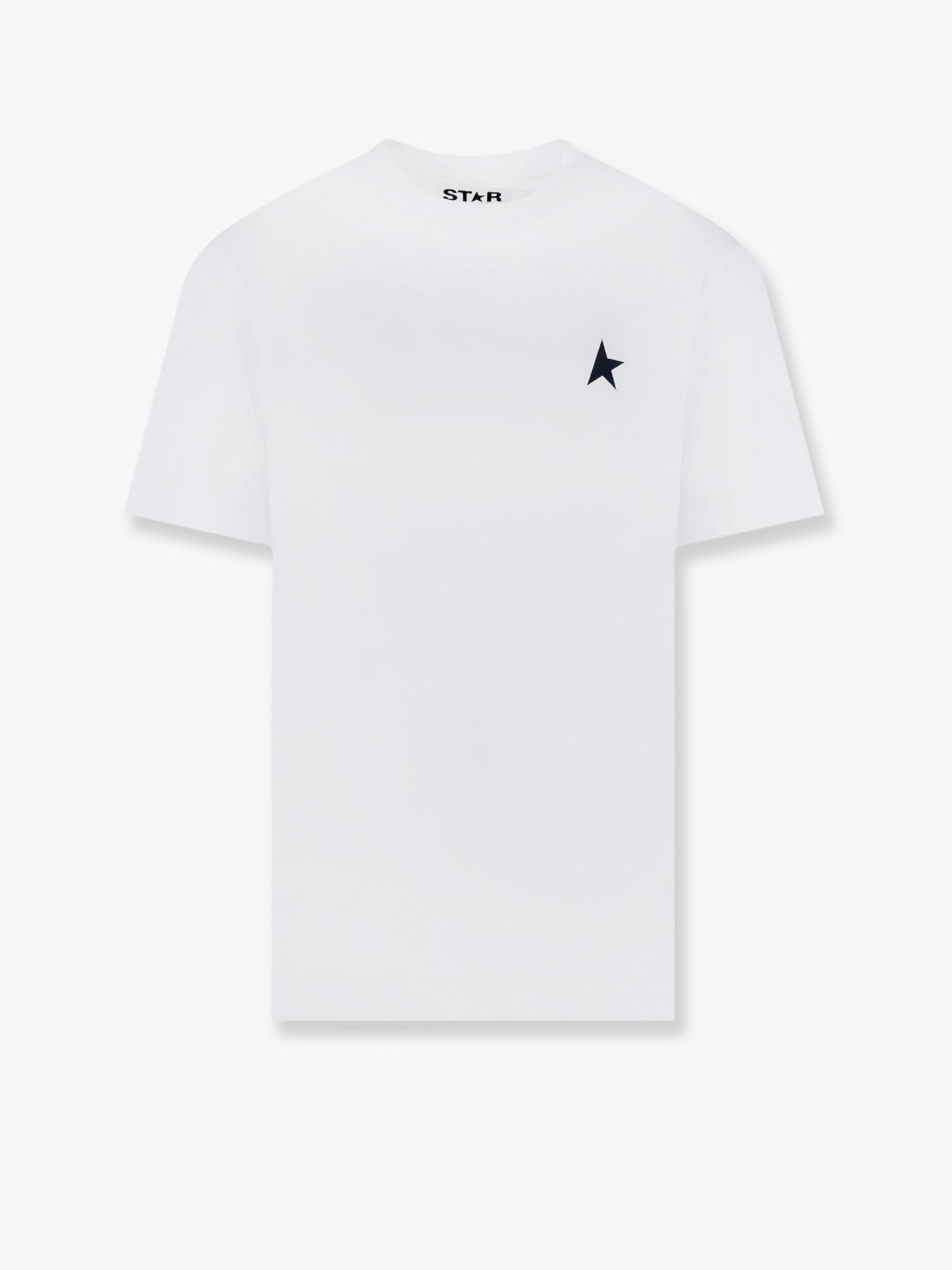 Golden Goose Deluxe Brand Men Cotton T-Shirt With Logo Print GOLDEN GOOSE