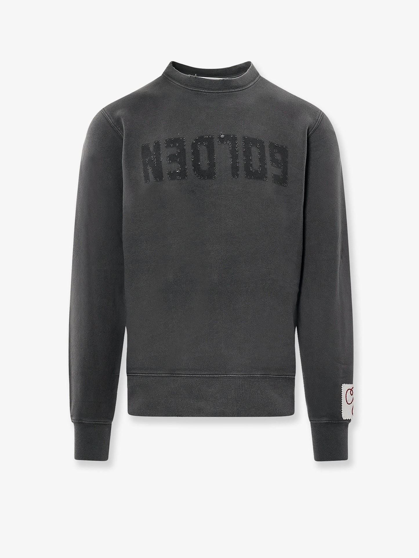 Golden Goose Deluxe Brand Men Archibald Distressed Cotton Sweatshirt GOLDEN GOOSE